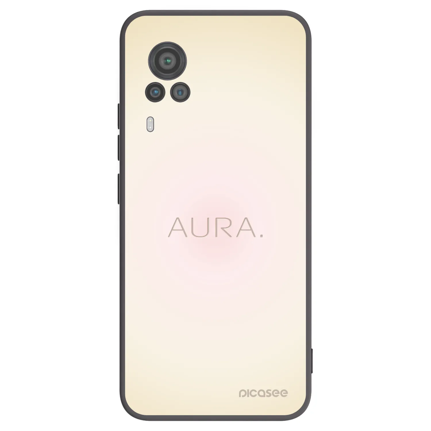 Picasee husă neagră din silicon pentru Vivo X60 Pro 5G - Aura