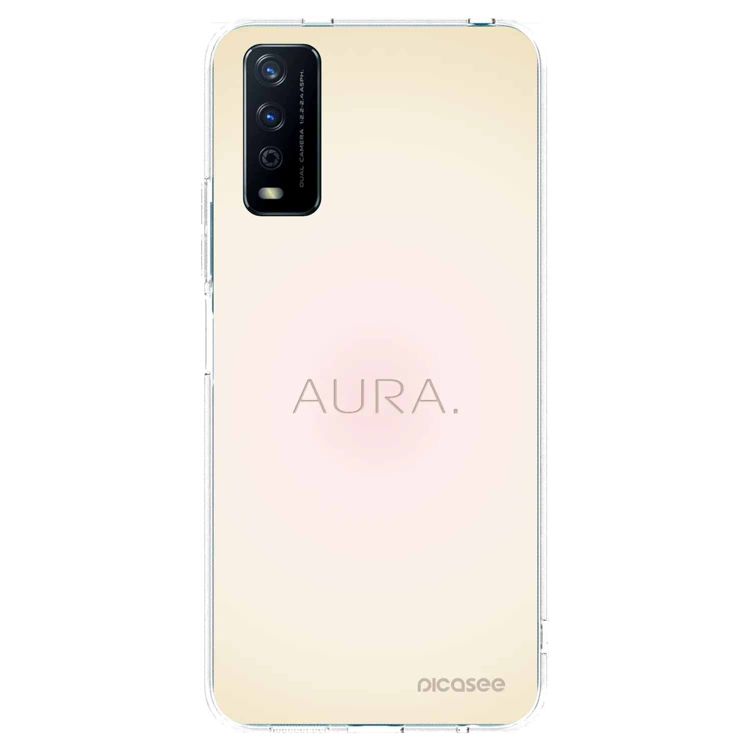 Picasee husă transparentă din silicon pentru Vivo Y11s - Aura