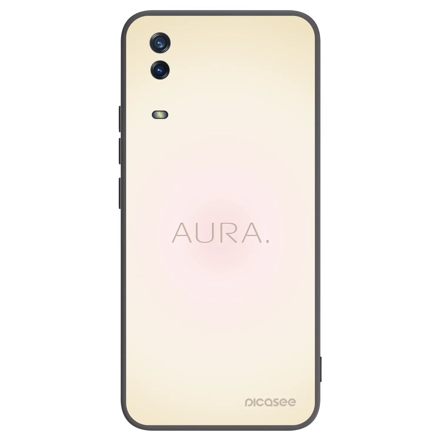 Picasee husă neagră din silicon pentru Vivo Y11s - Aura