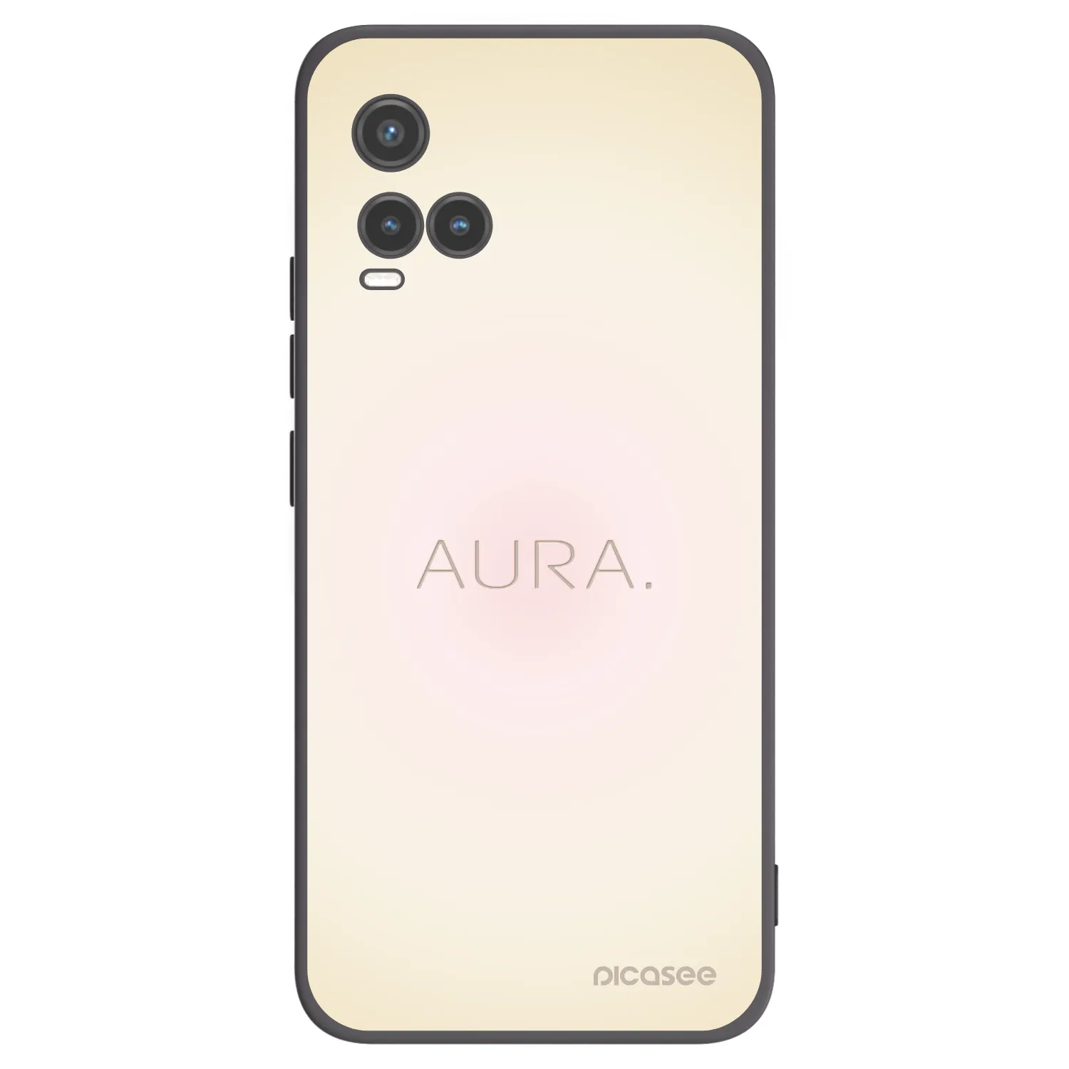 Picasee husă neagră din silicon pentru Vivo Y33s - Aura