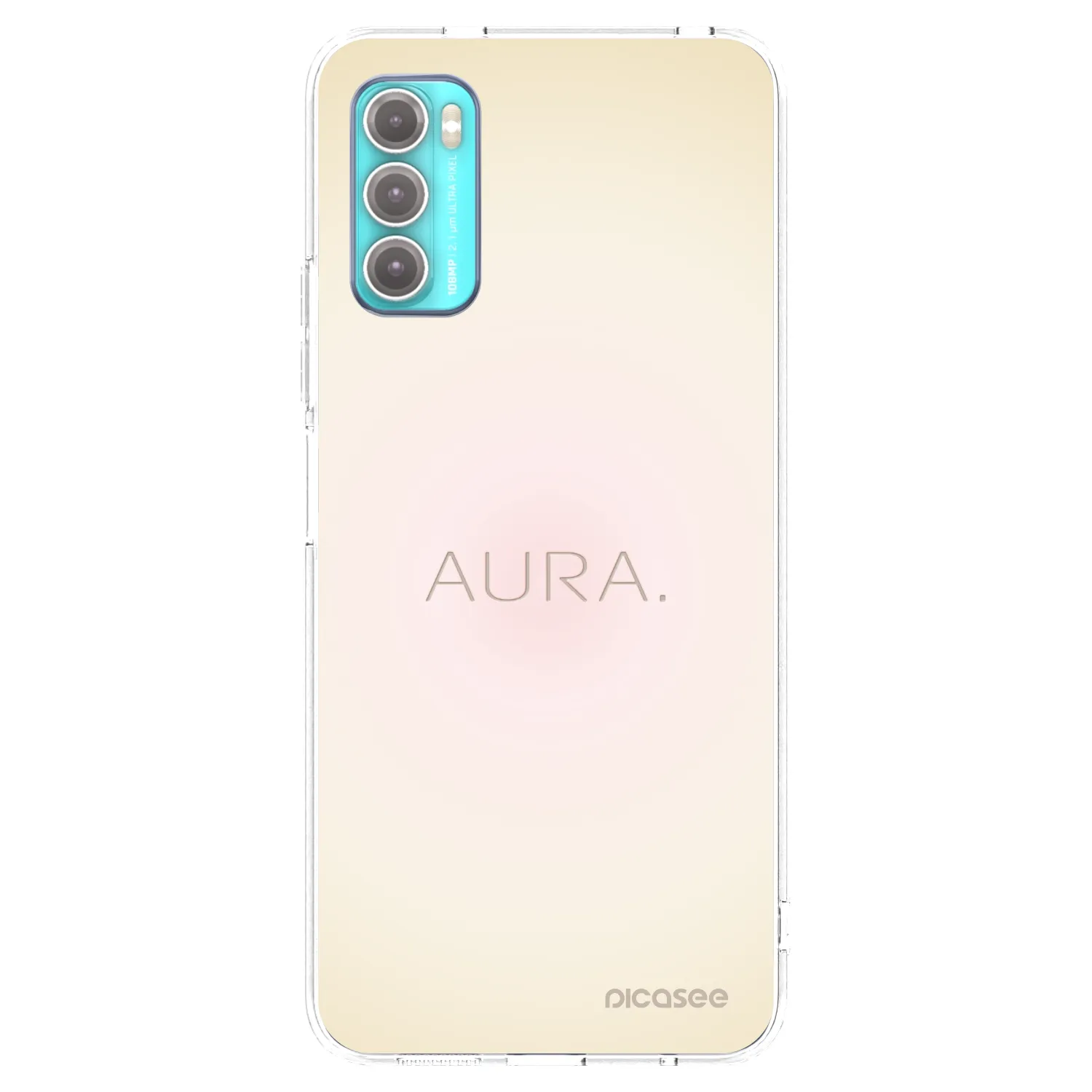 Picasee husă transparentă din silicon pentru Motorola Moto G60 - Aura