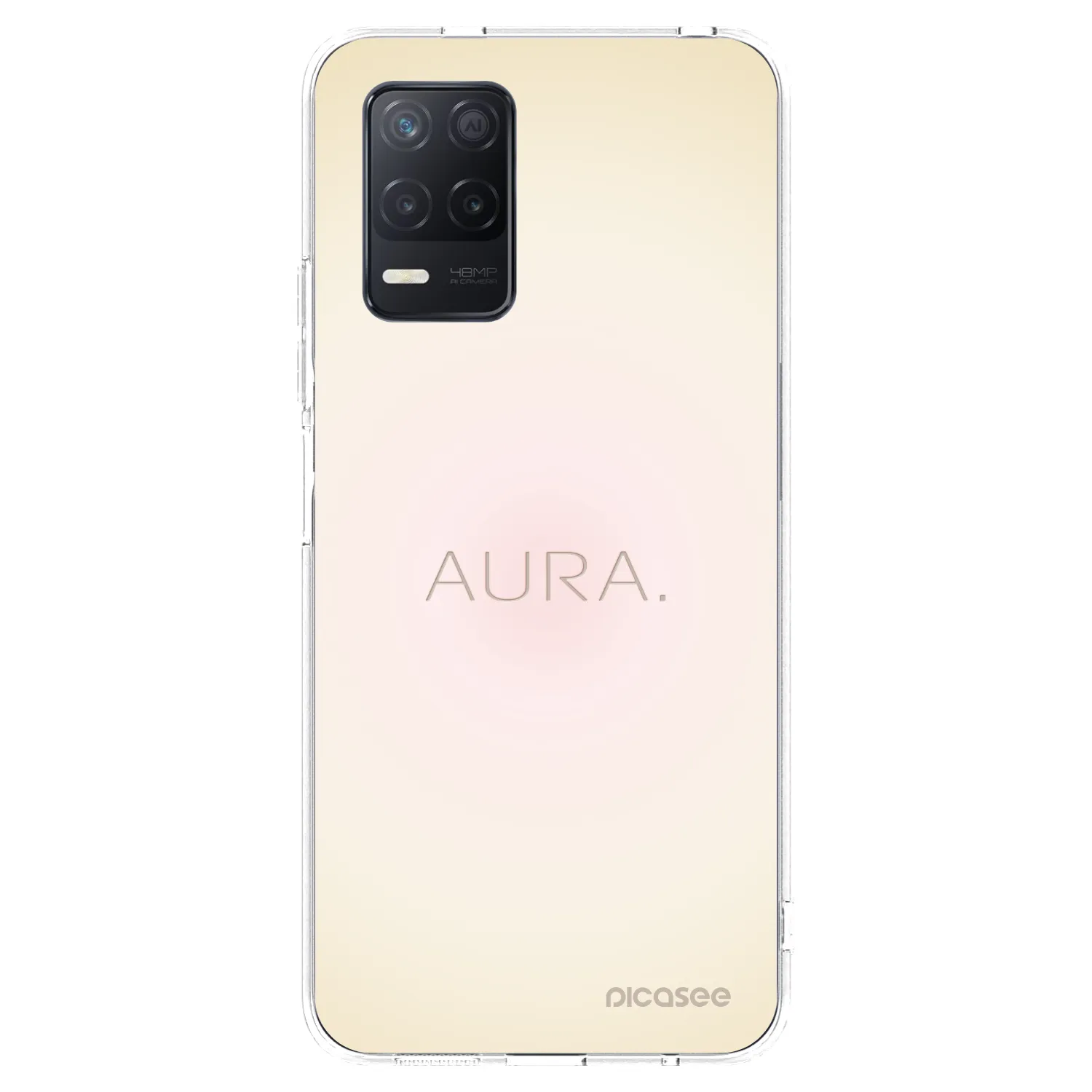 Picasee husă transparentă din silicon pentru Realme 8 5G - Aura