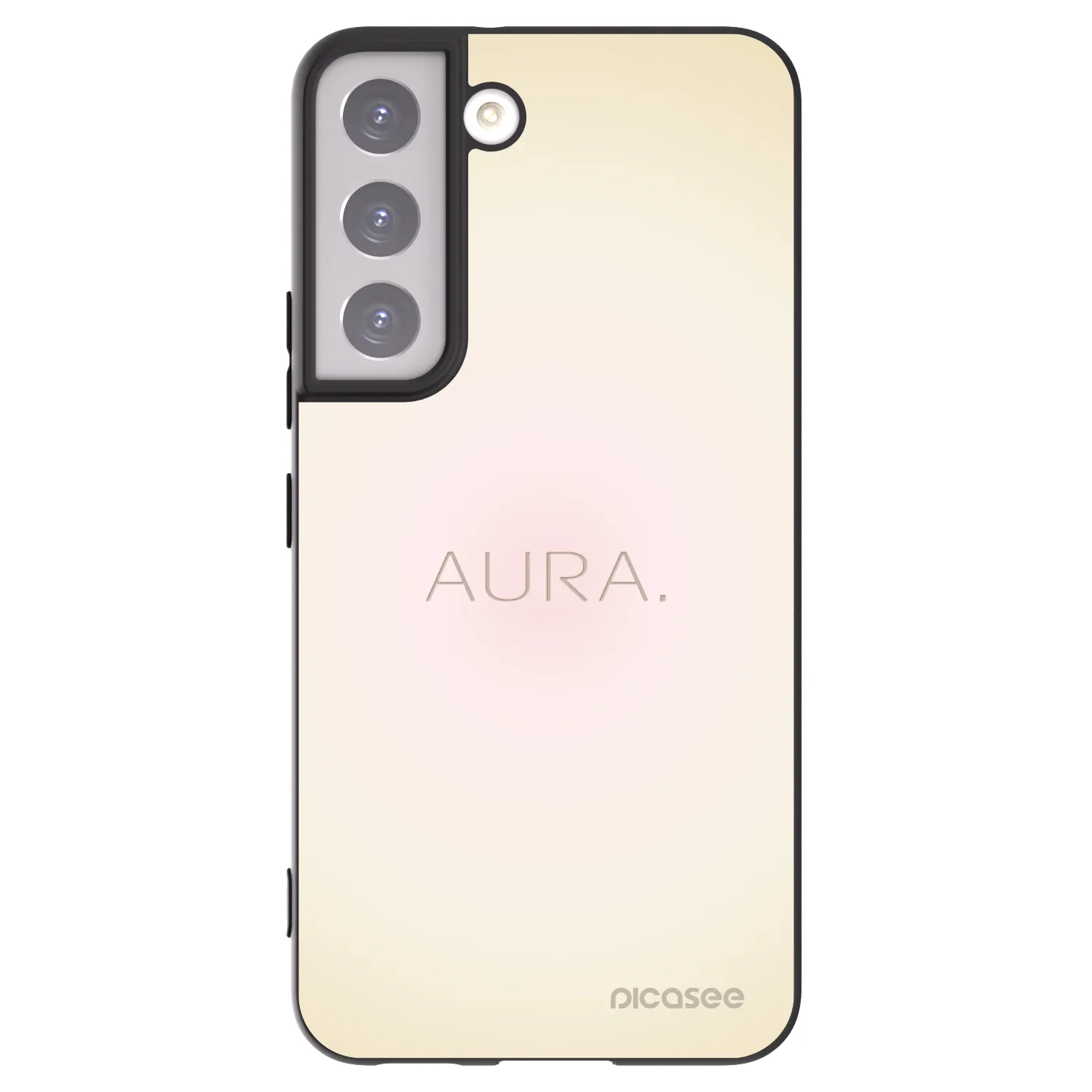 Picasee husă neagră din silicon pentru Samsung Galaxy S22 5G - Aura