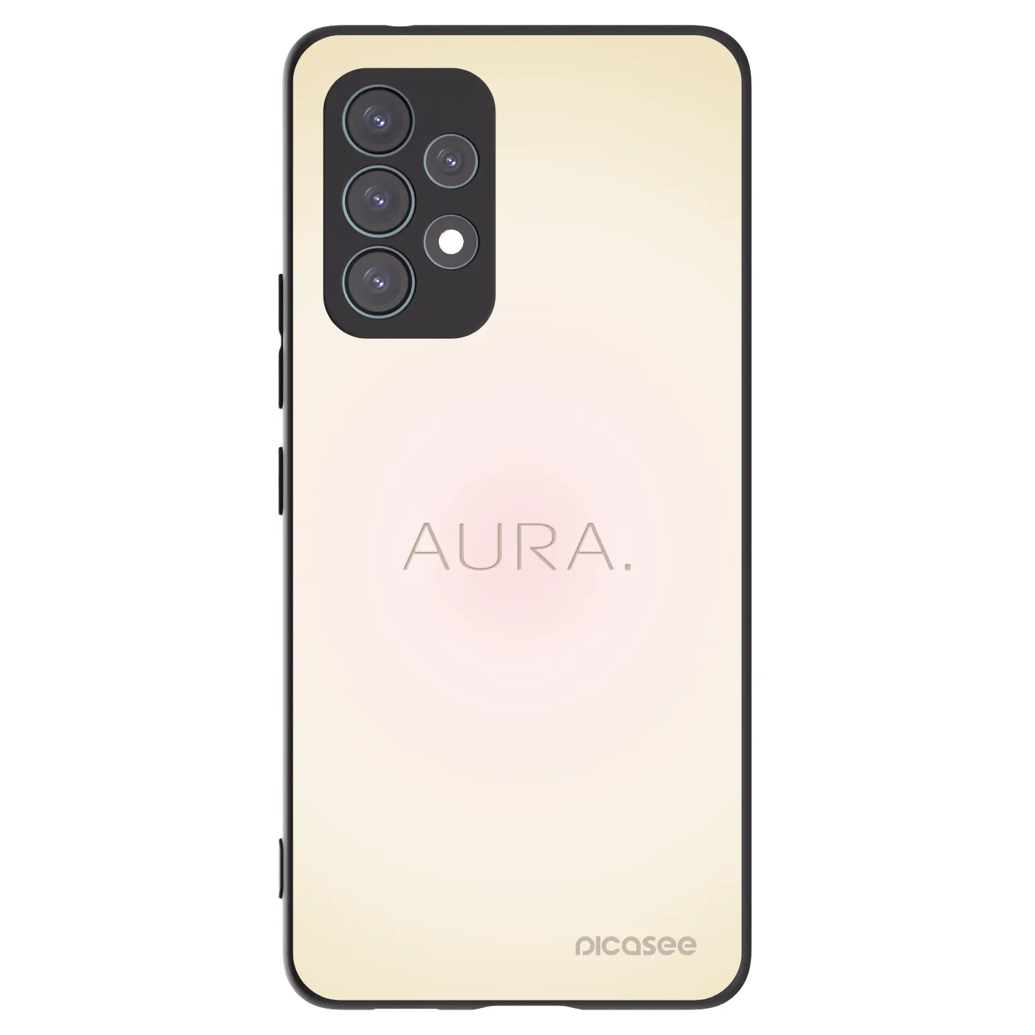Picasee husă neagră din silicon pentru Samsung Galaxy A53 5G A536 - Aura