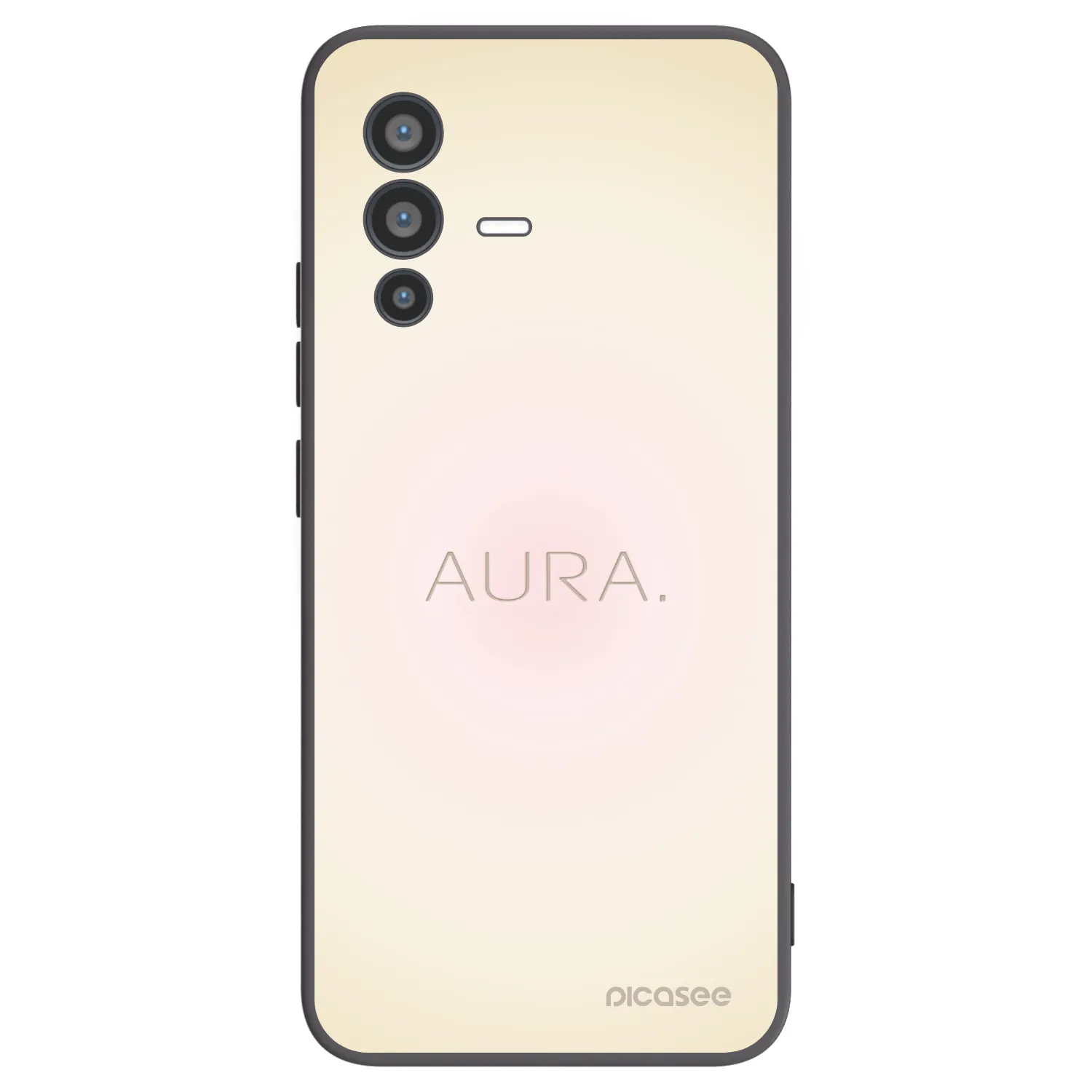 Picasee husă neagră din silicon pentru Vivo V23 5G - Aura