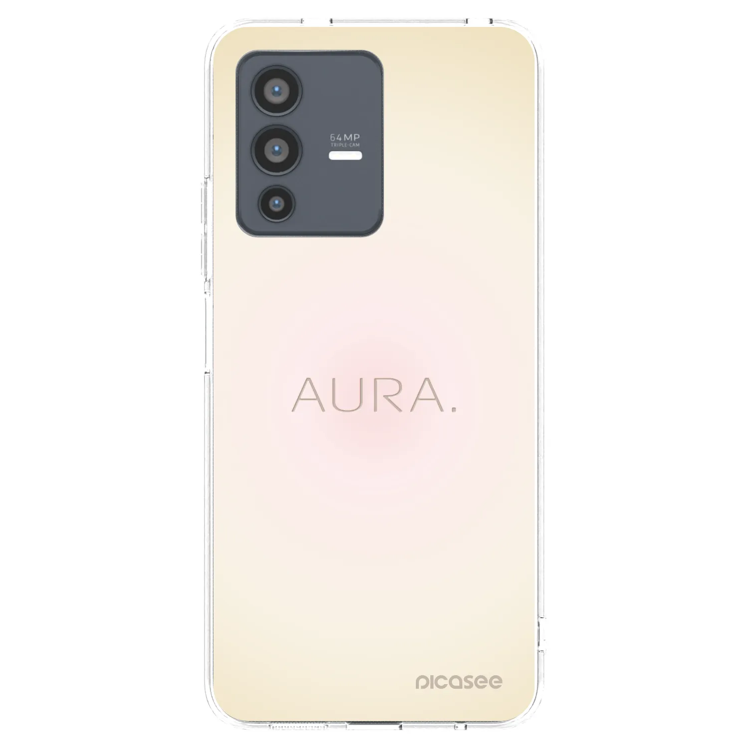 Picasee husă transparentă din silicon pentru Vivo V23 5G - Aura