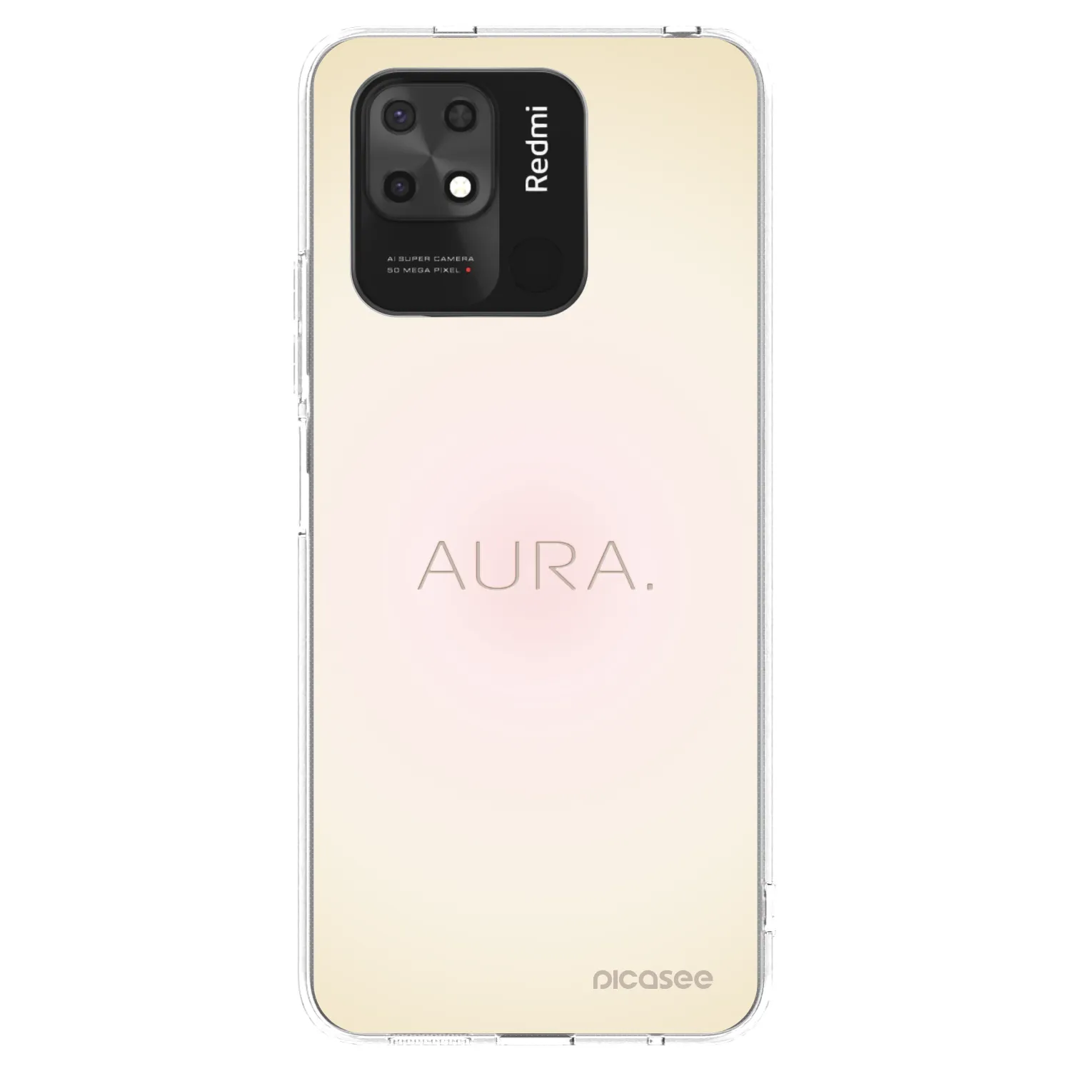 Picasee husă transparentă din silicon pentru Xiaomi Redmi 10C - Aura