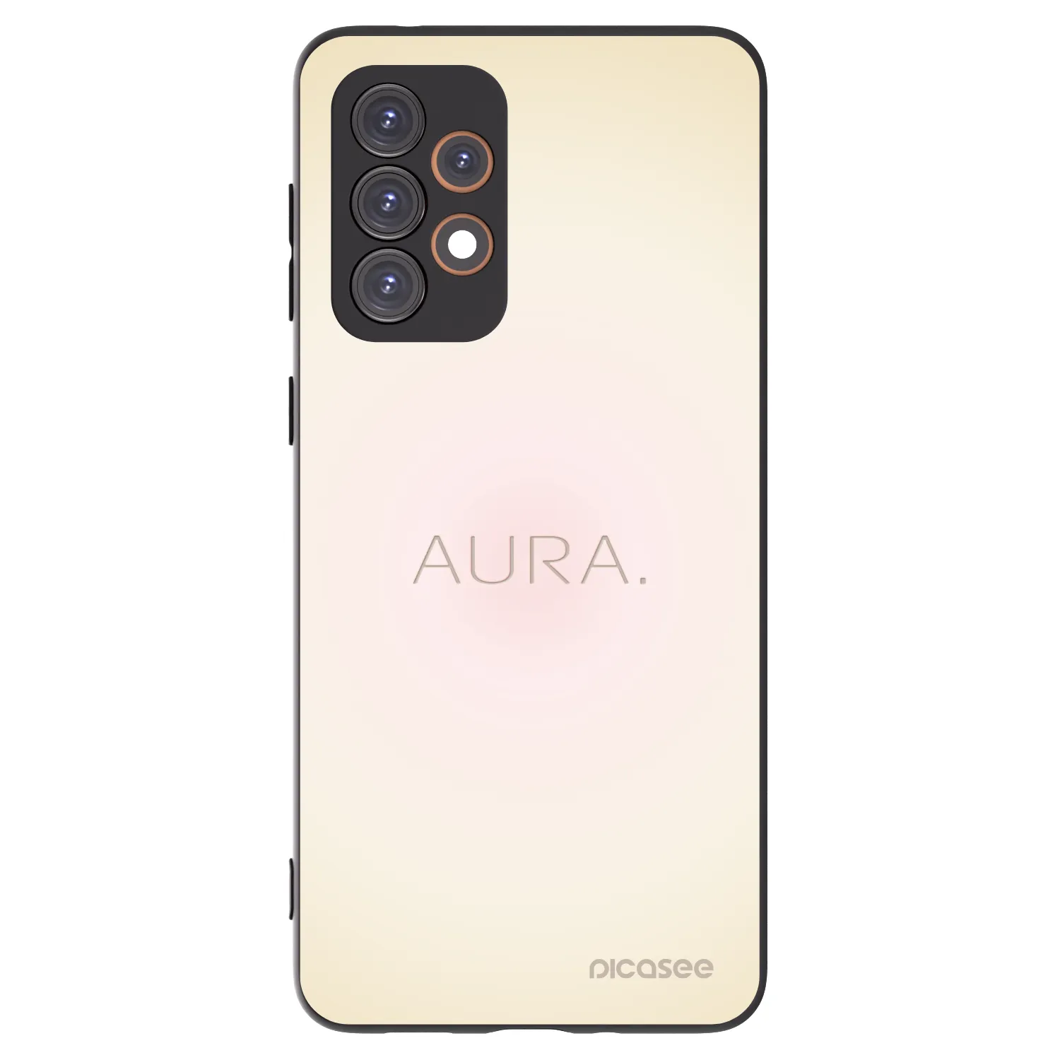 Picasee husă neagră din silicon pentru Samsung Galaxy A33 5G A336 - Aura