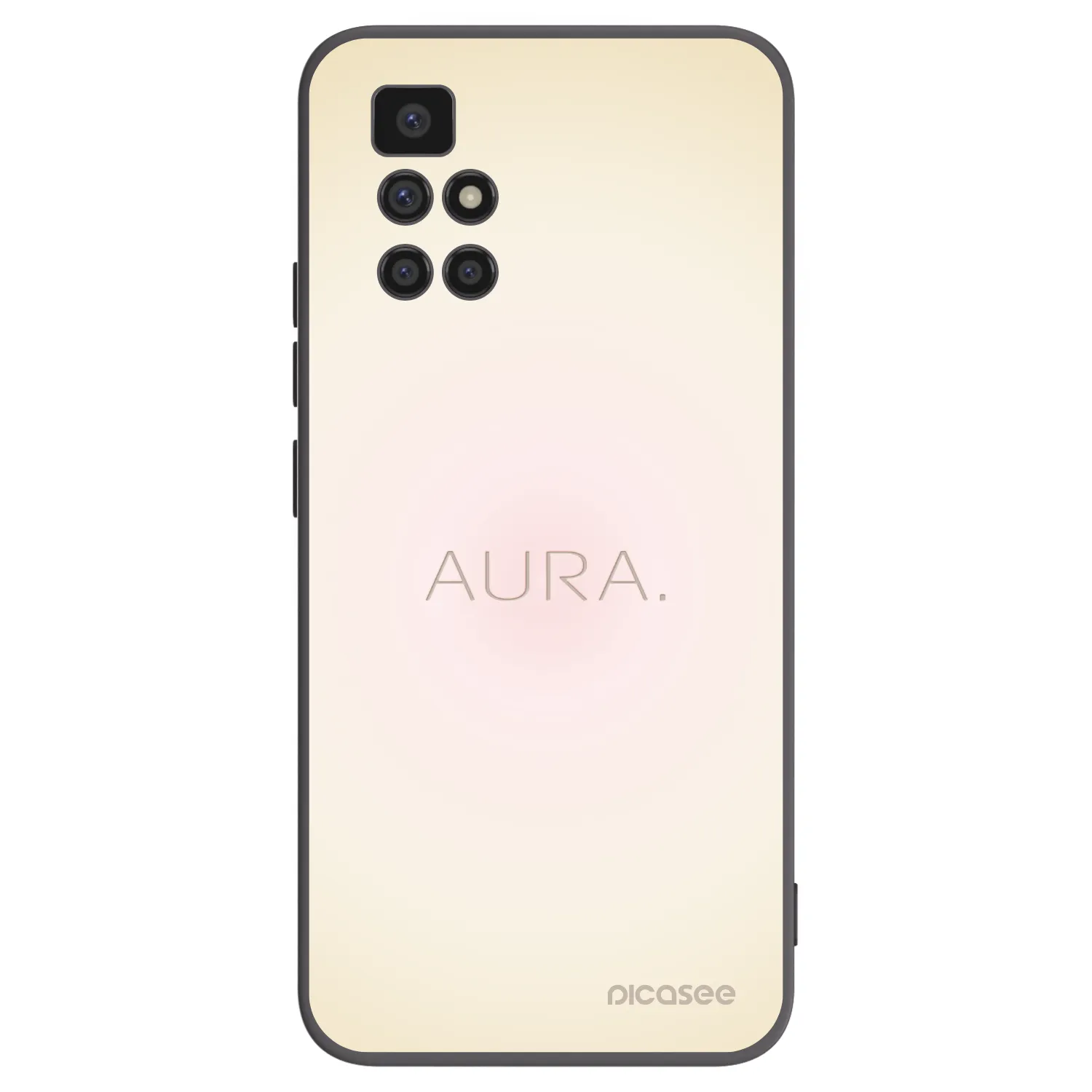 Picasee husă neagră din silicon pentru Xiaomi Redmi 10 (2022) - Aura