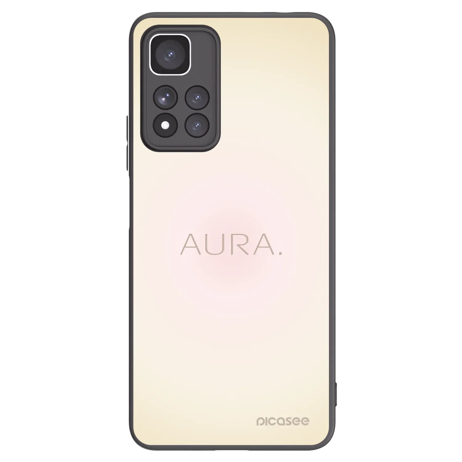 Picasee husă neagră din silicon pentru Xiaomi Redmi Note 11 Pro+ 5G - Aura