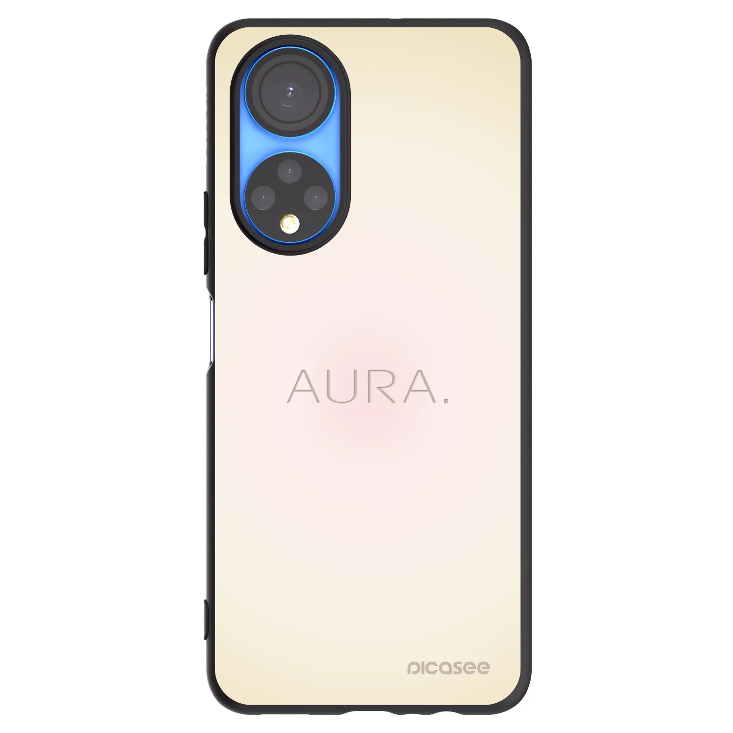 Picasee husă neagră din silicon pentru Honor X7 - Aura