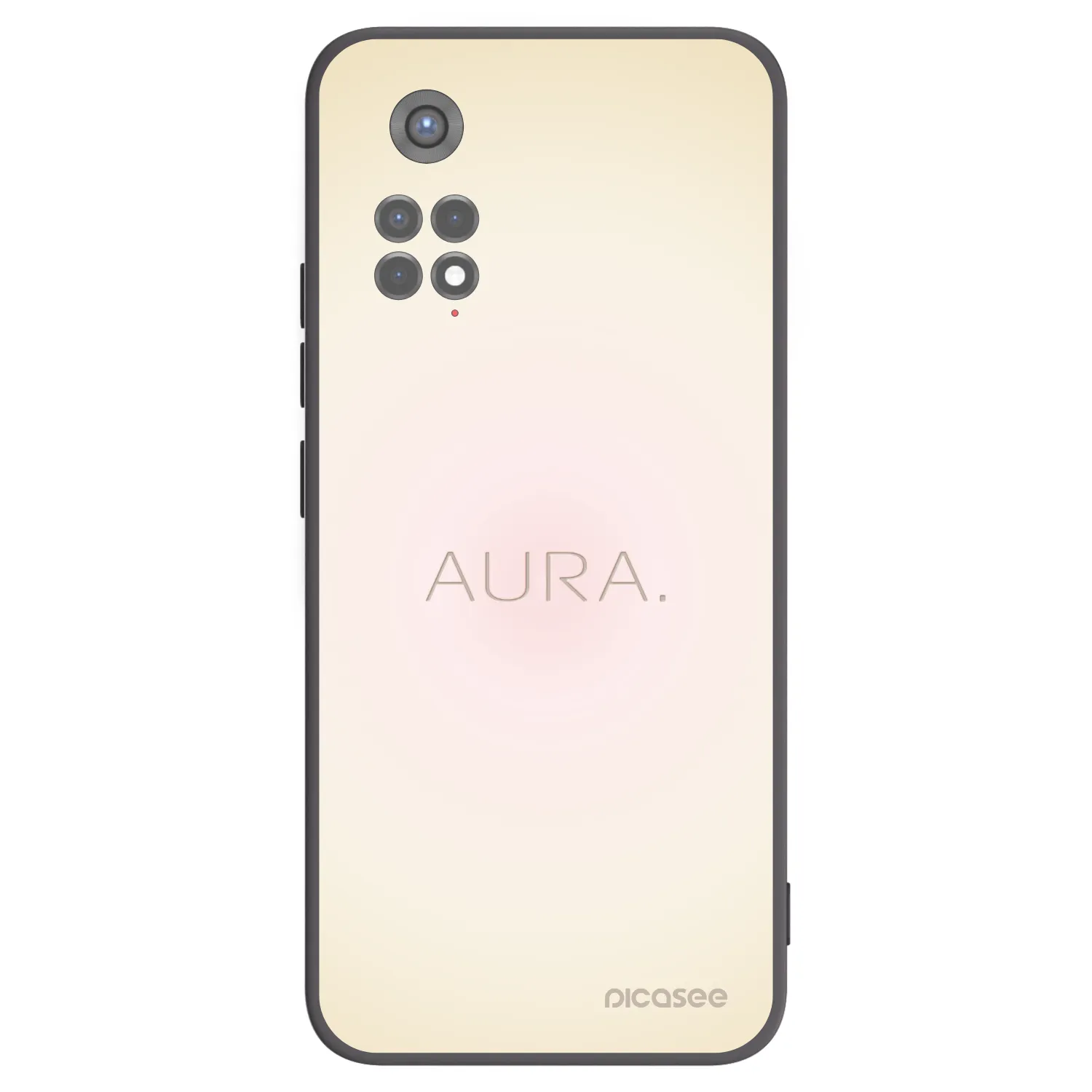 Picasee husă neagră din silicon pentru Xiaomi Redmi Note 11S 5G - Aura