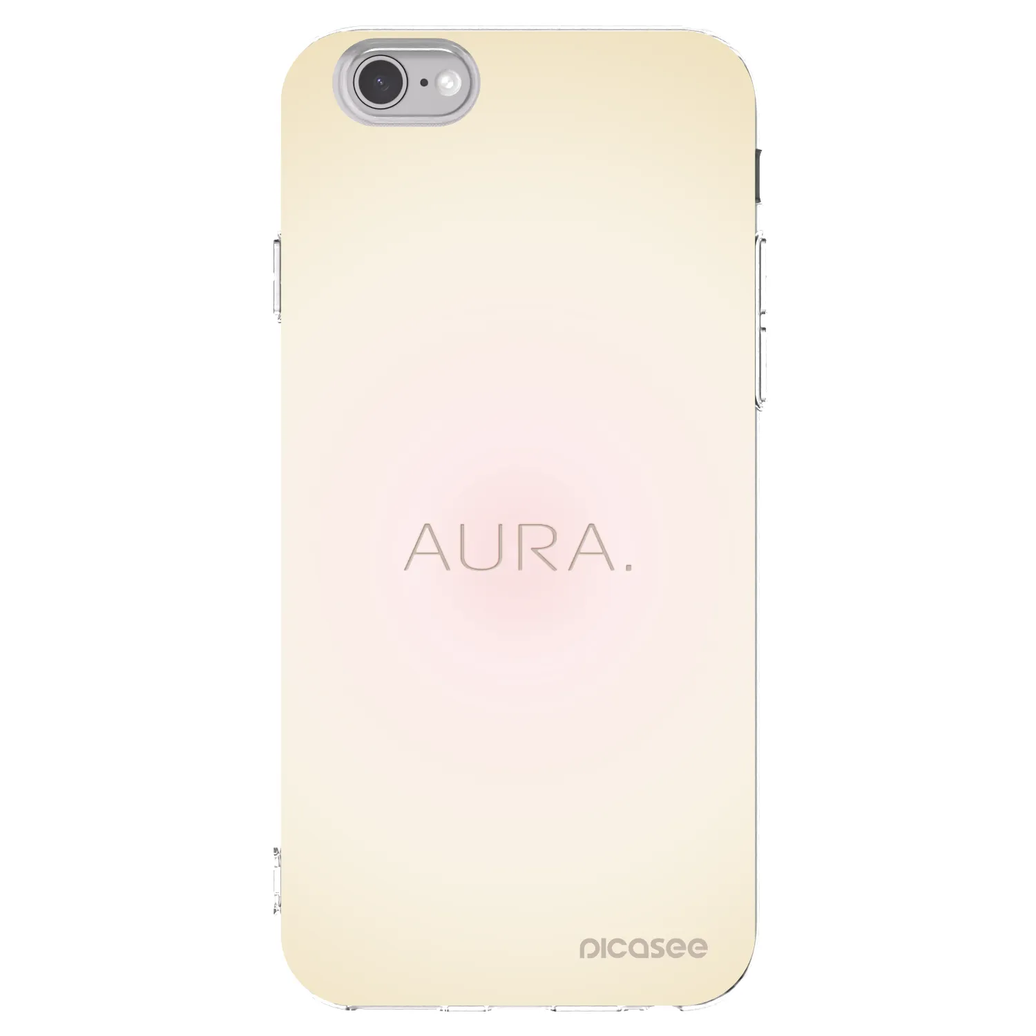 Picasee husă transparentă din silicon pentru Apple iPhone 6/6S - Aura