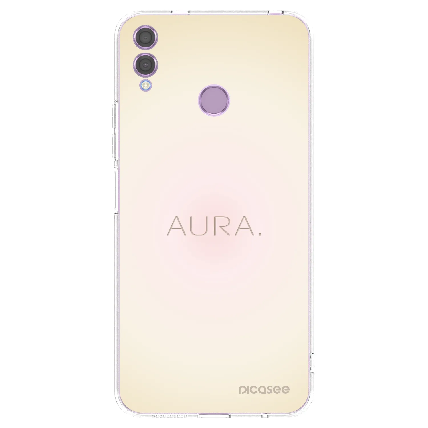 Picasee husă transparentă din silicon pentru Honor 8X - Aura