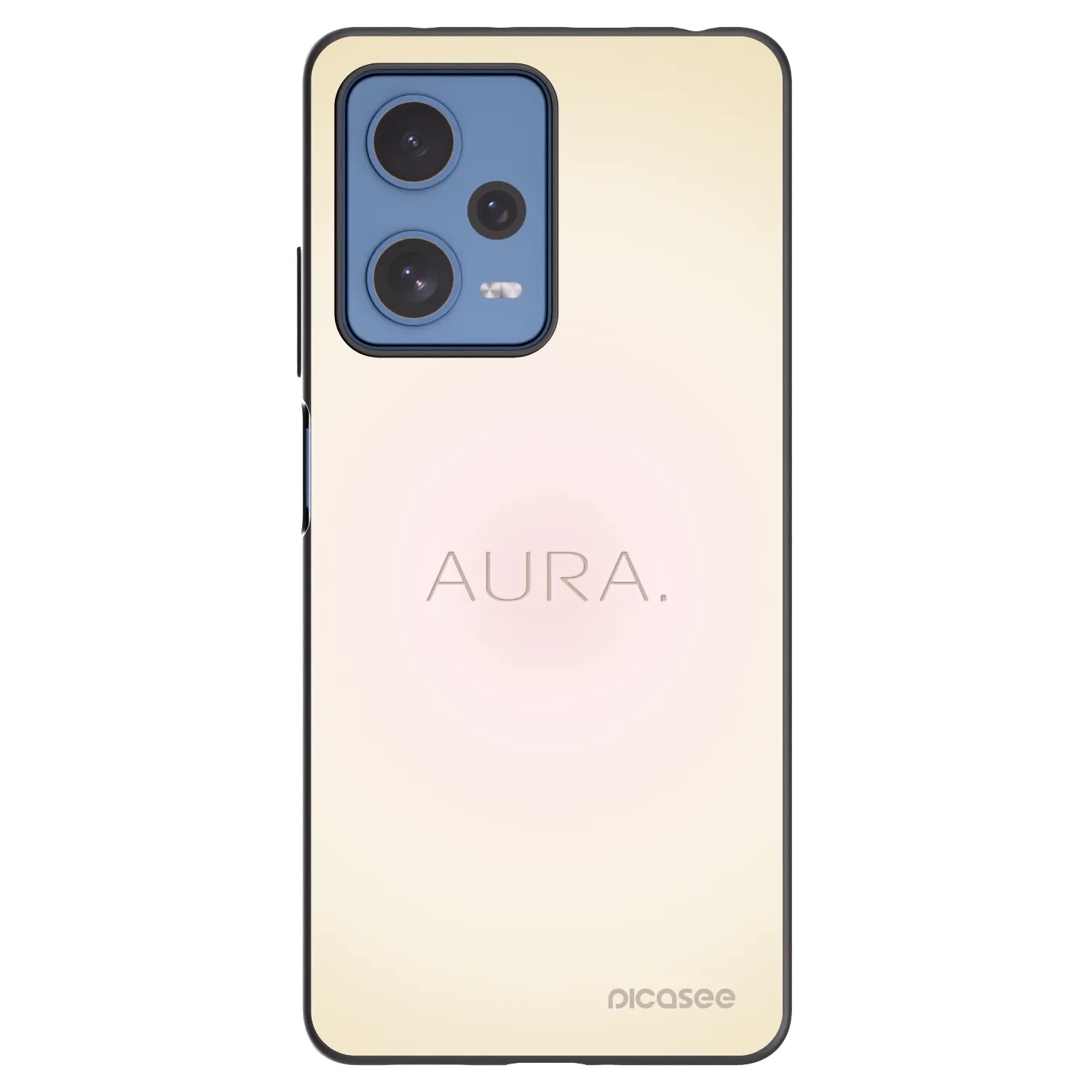 Picasee husă neagră din silicon pentru Xiaomi Redmi Note 12 Pro 5G - Aura