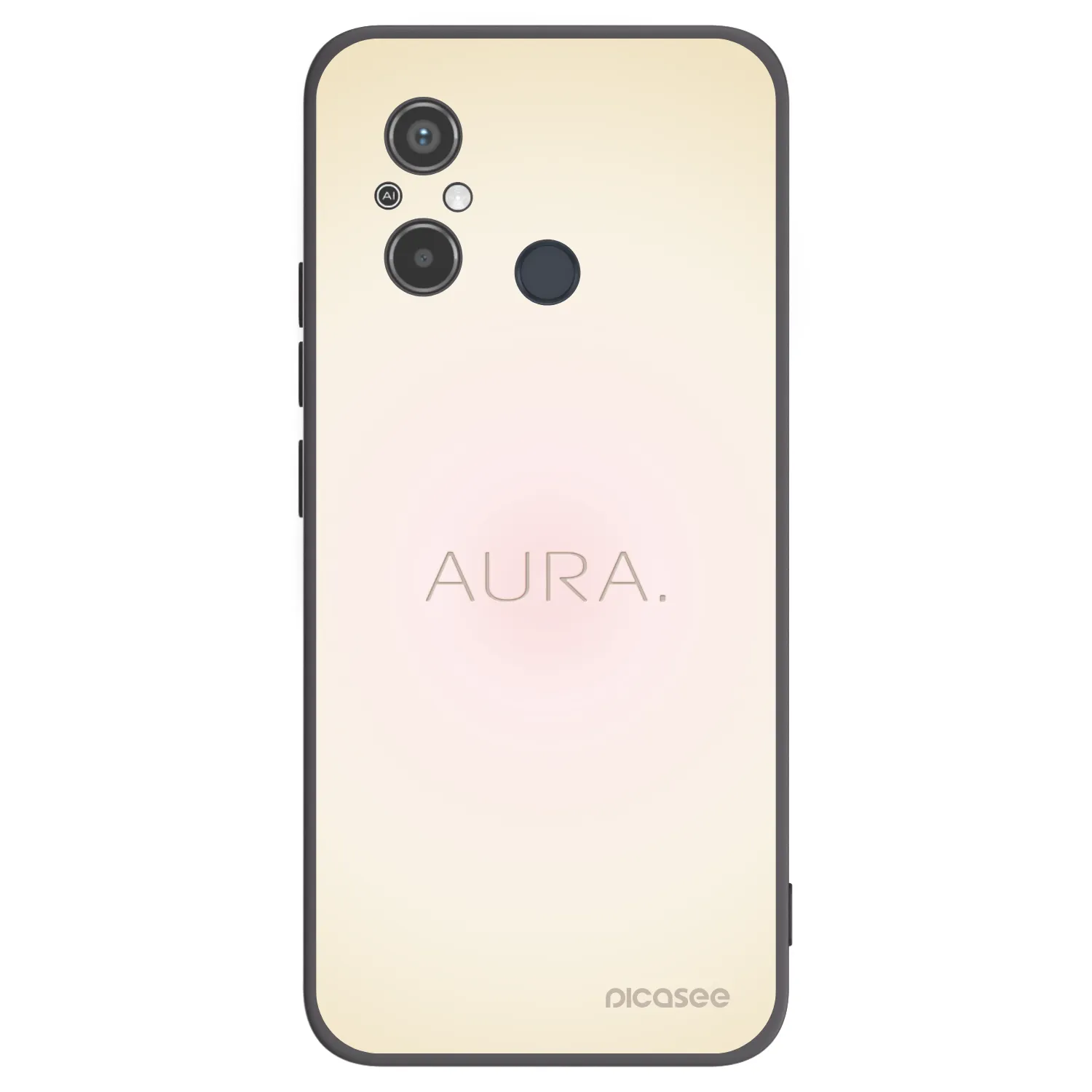 Picasee husă neagră din silicon pentru Xiaomi Redmi 12C - Aura