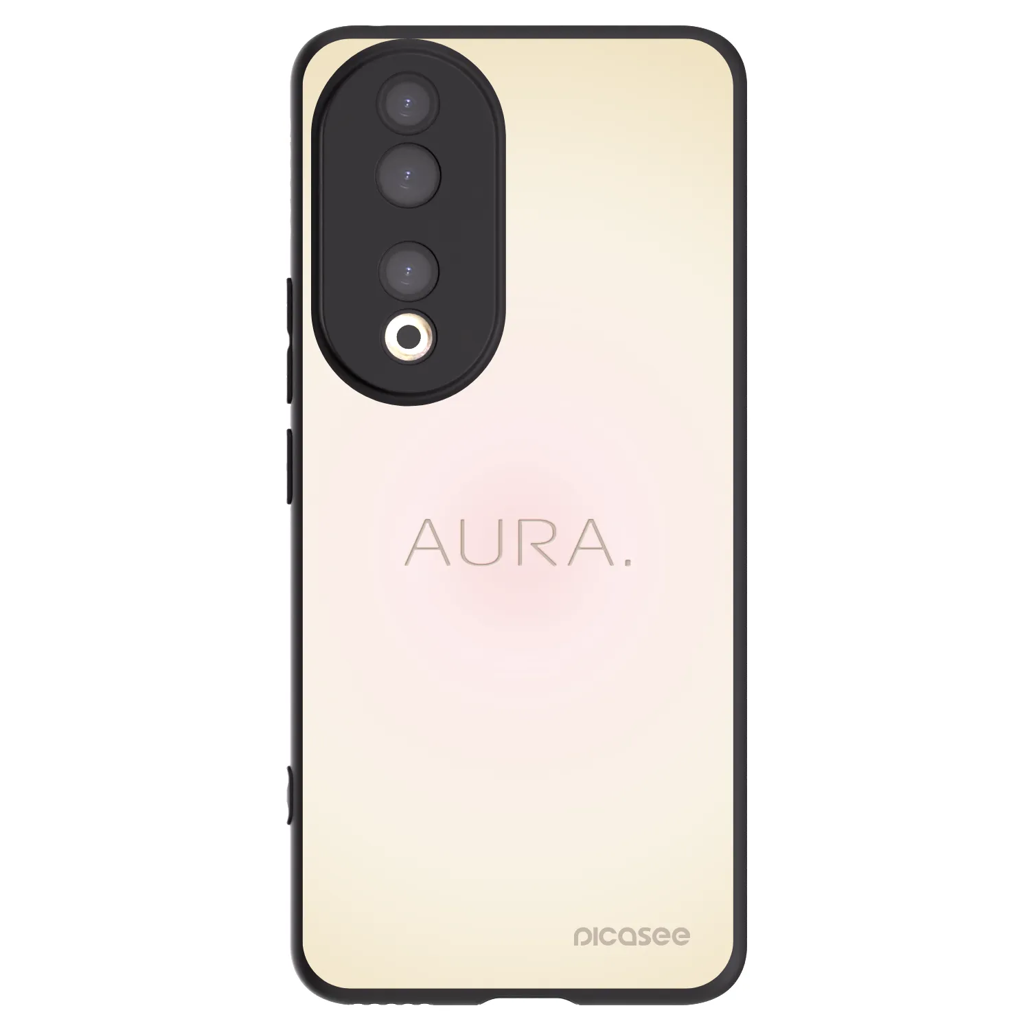 Picasee husă neagră din silicon pentru Honor 90 5G - Aura