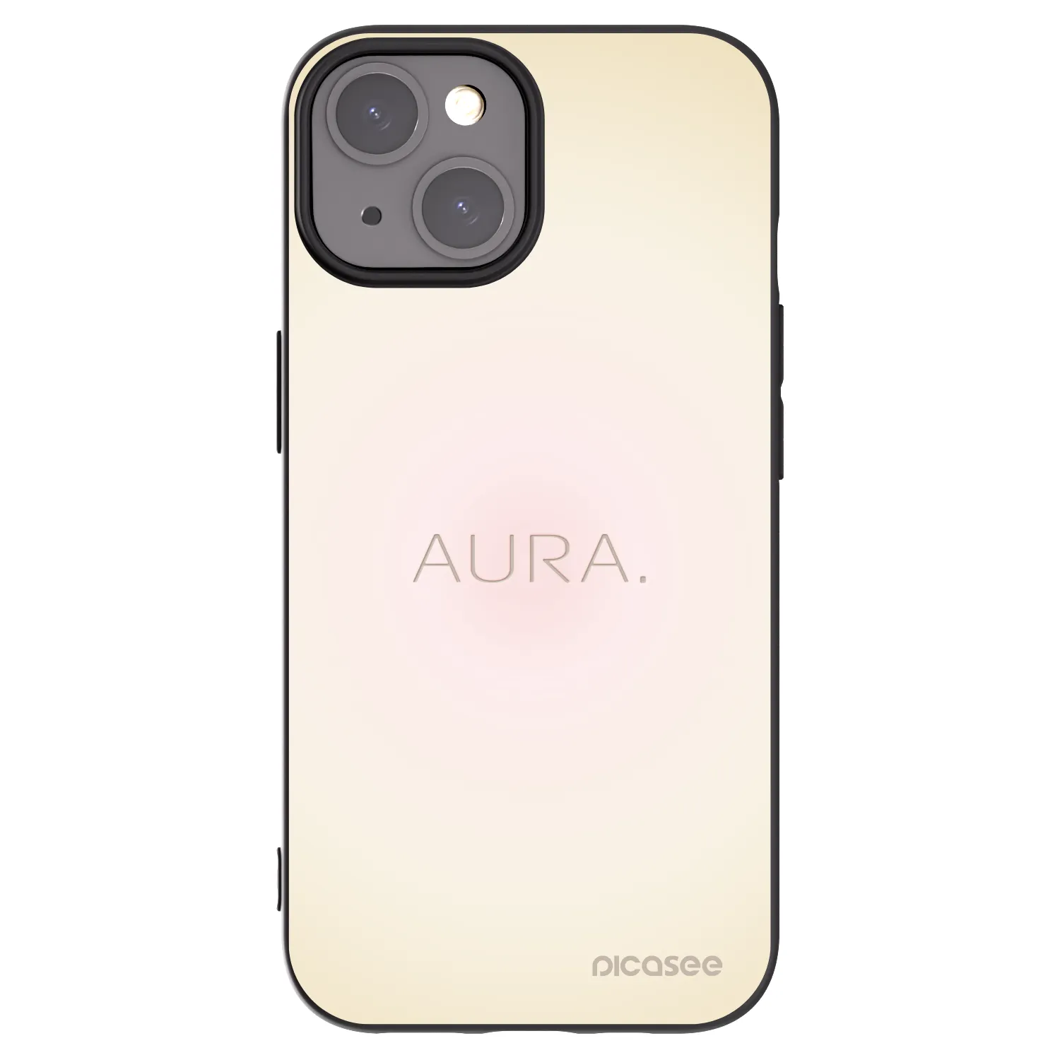 Picasee husă neagră din silicon pentru Apple iPhone 15 - Aura