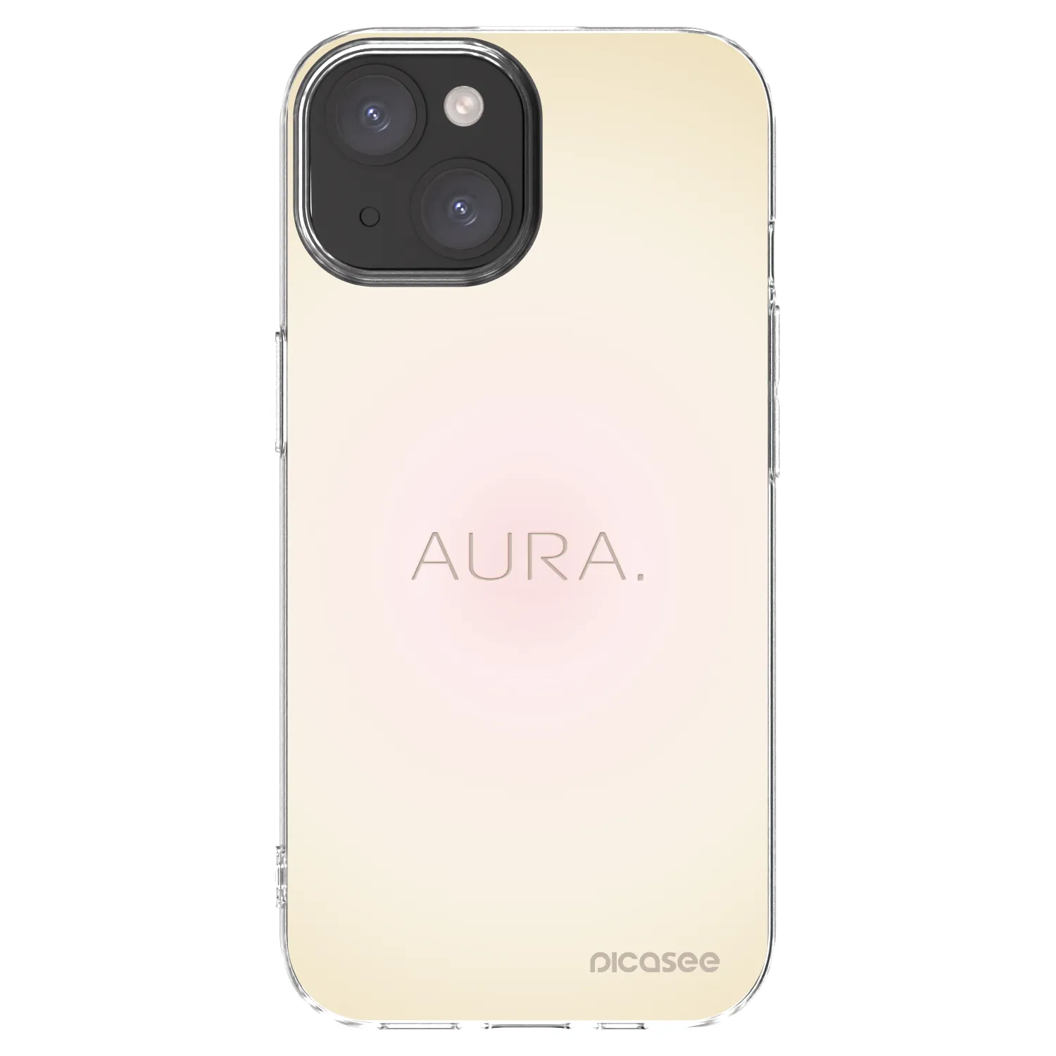 Picasee husă transparentă din silicon pentru Apple iPhone 15 - Aura