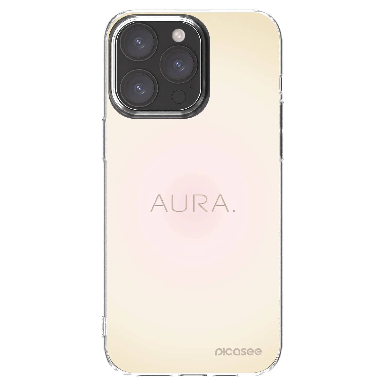 Picasee husă transparentă din silicon pentru Apple iPhone 15 Pro Max - Aura