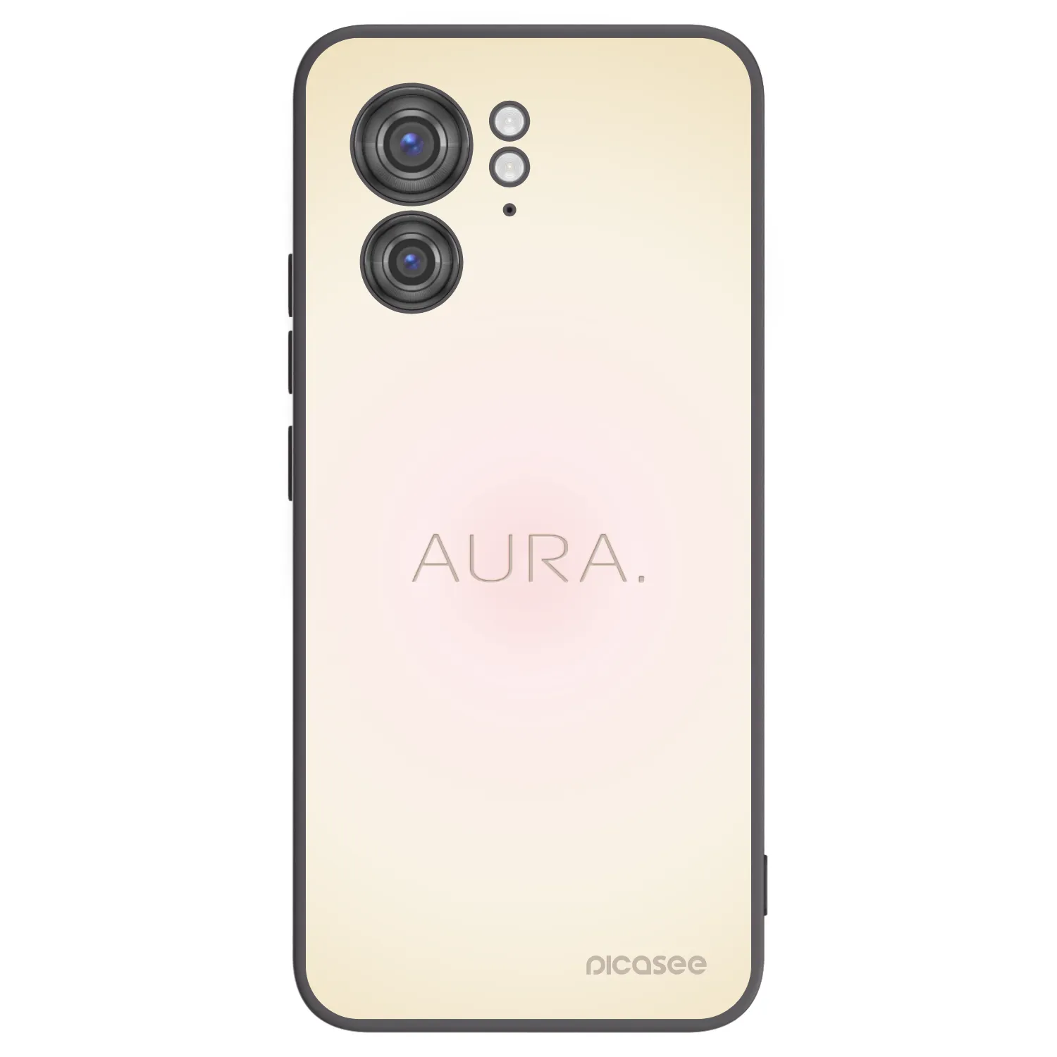 Picasee husă neagră din silicon pentru Motorola Edge 40 - Aura