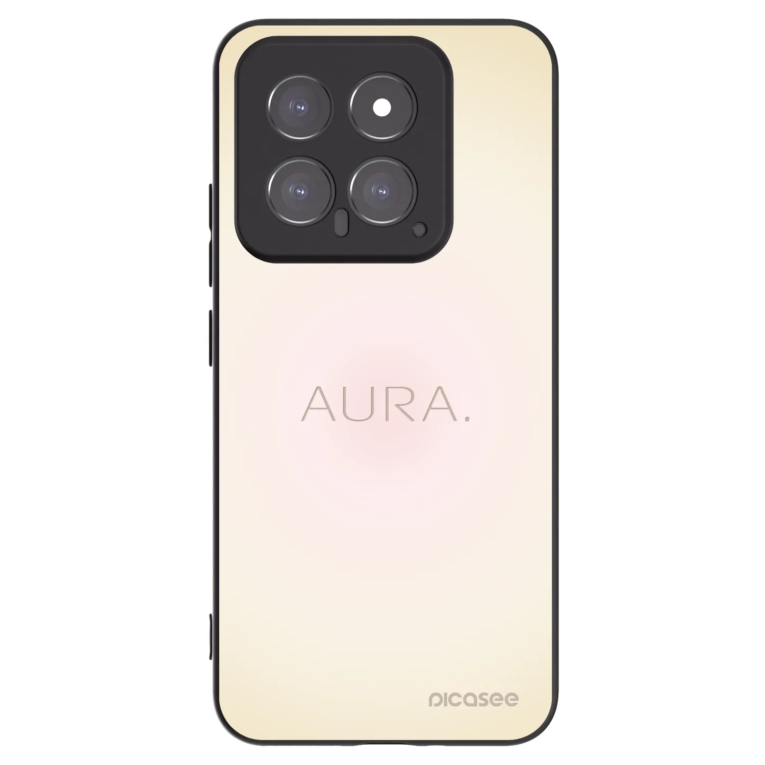 Picasee husă neagră din silicon pentru Xiaomi 14 - Aura