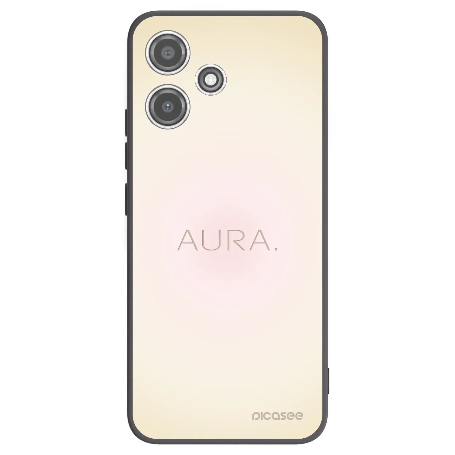 Picasee husă neagră din silicon pentru Xiaomi Redmi 12 5G - Aura