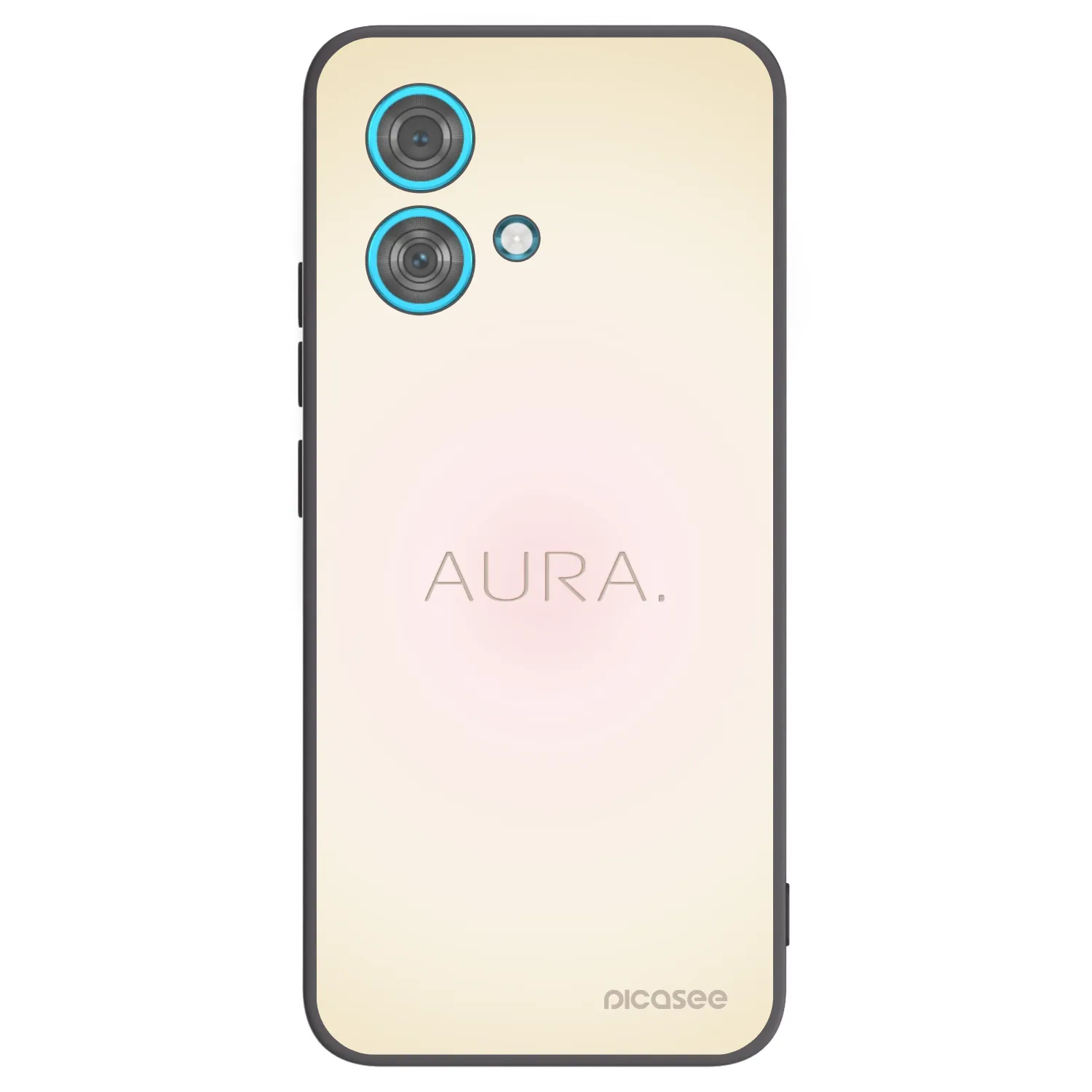 Picasee husă neagră din silicon pentru Motorola Edge 40 Neo - Aura