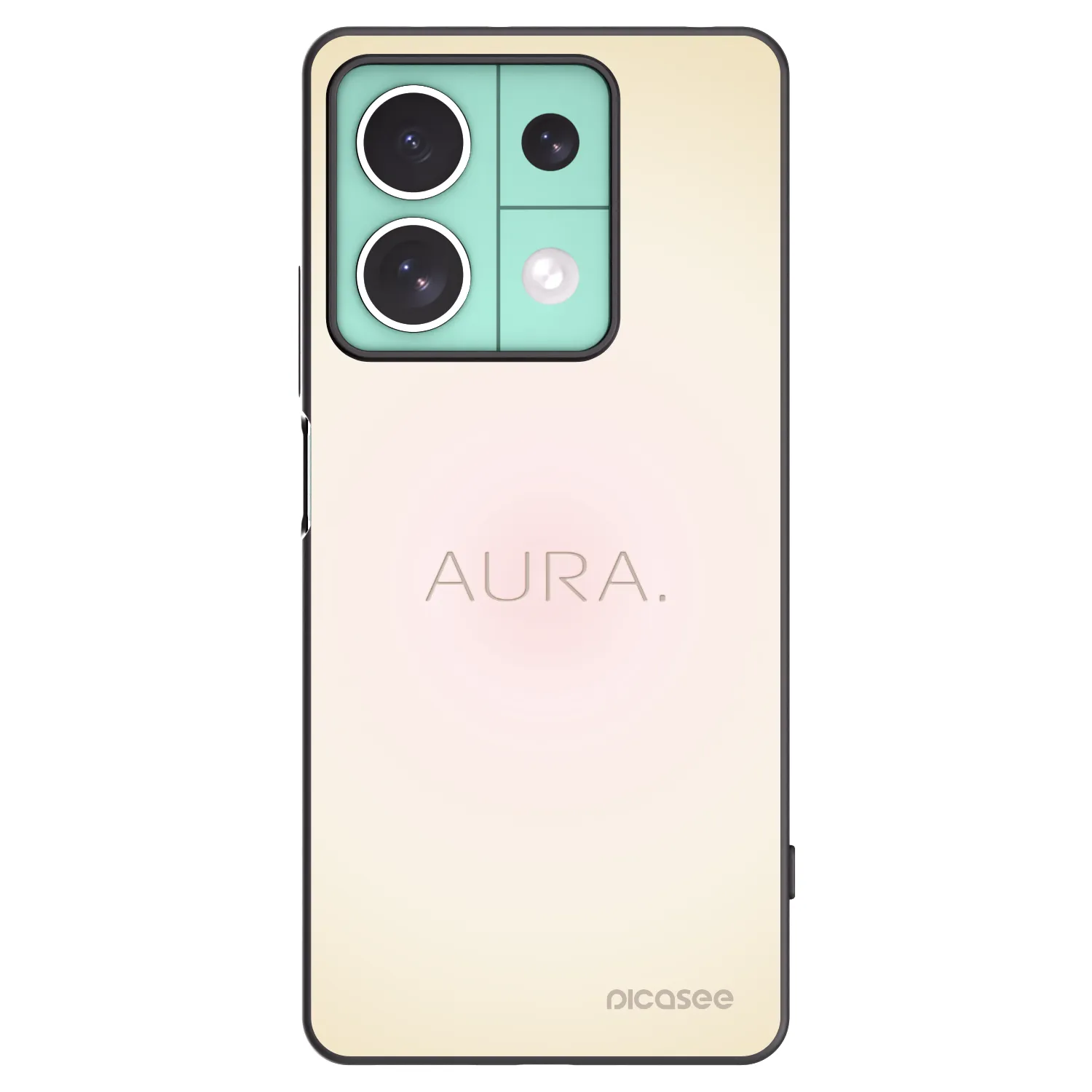 Picasee husă neagră din silicon pentru Xiaomi Redmi Note 13 5G - Aura