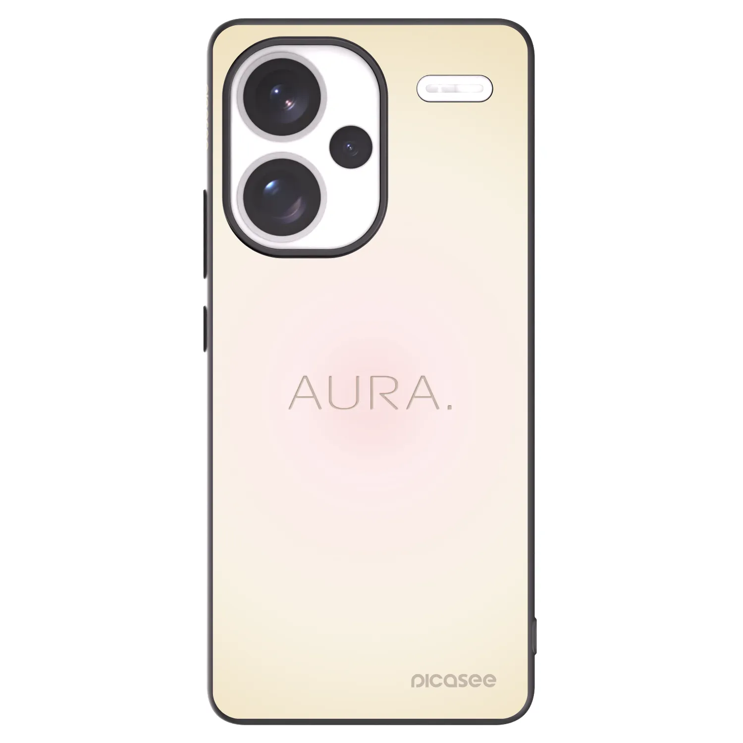 Picasee husă neagră din silicon pentru Xiaomi Redmi Note 13 Pro+ 5G - Aura