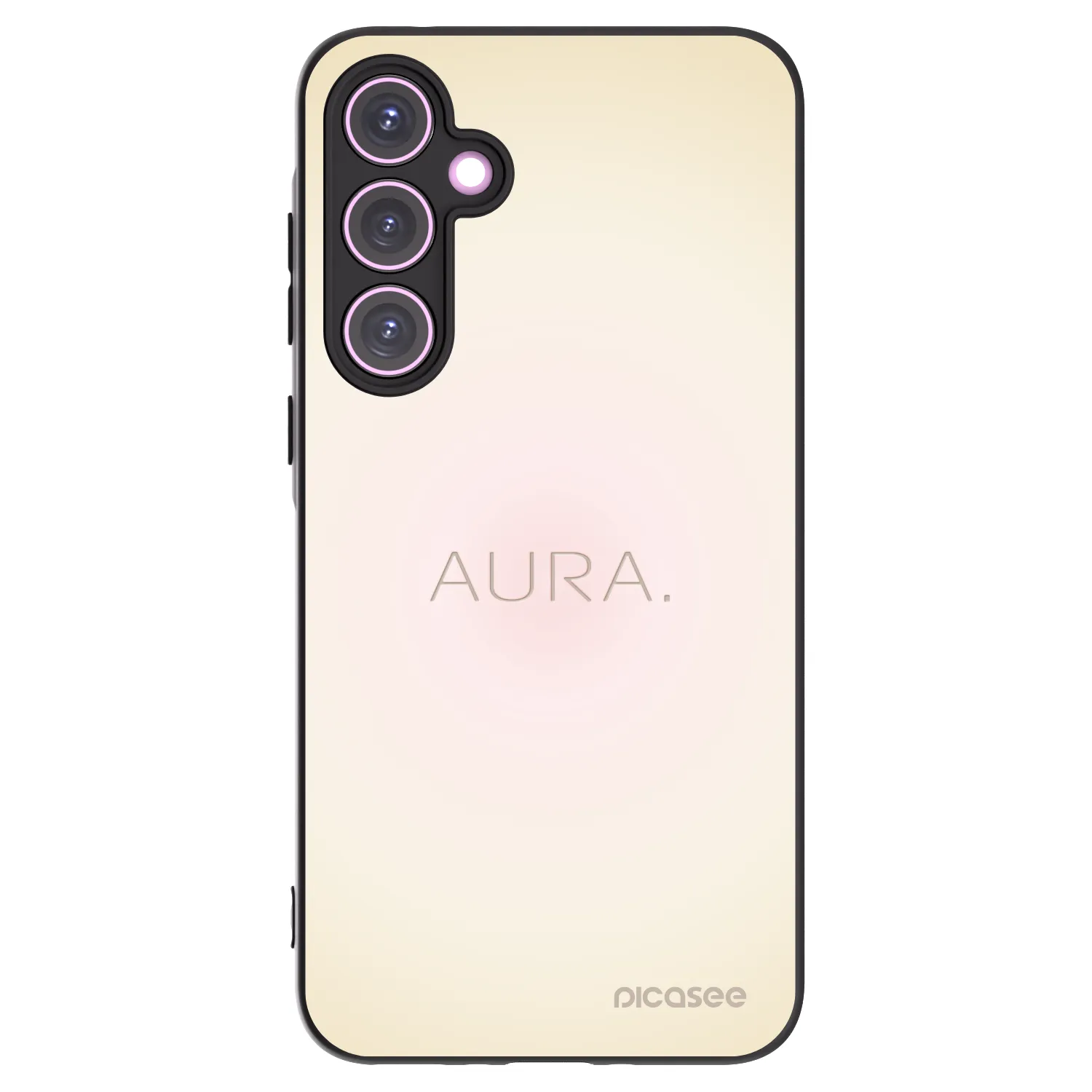 Picasee husă neagră din silicon pentru Samsung Galaxy A35 5G A356B - Aura