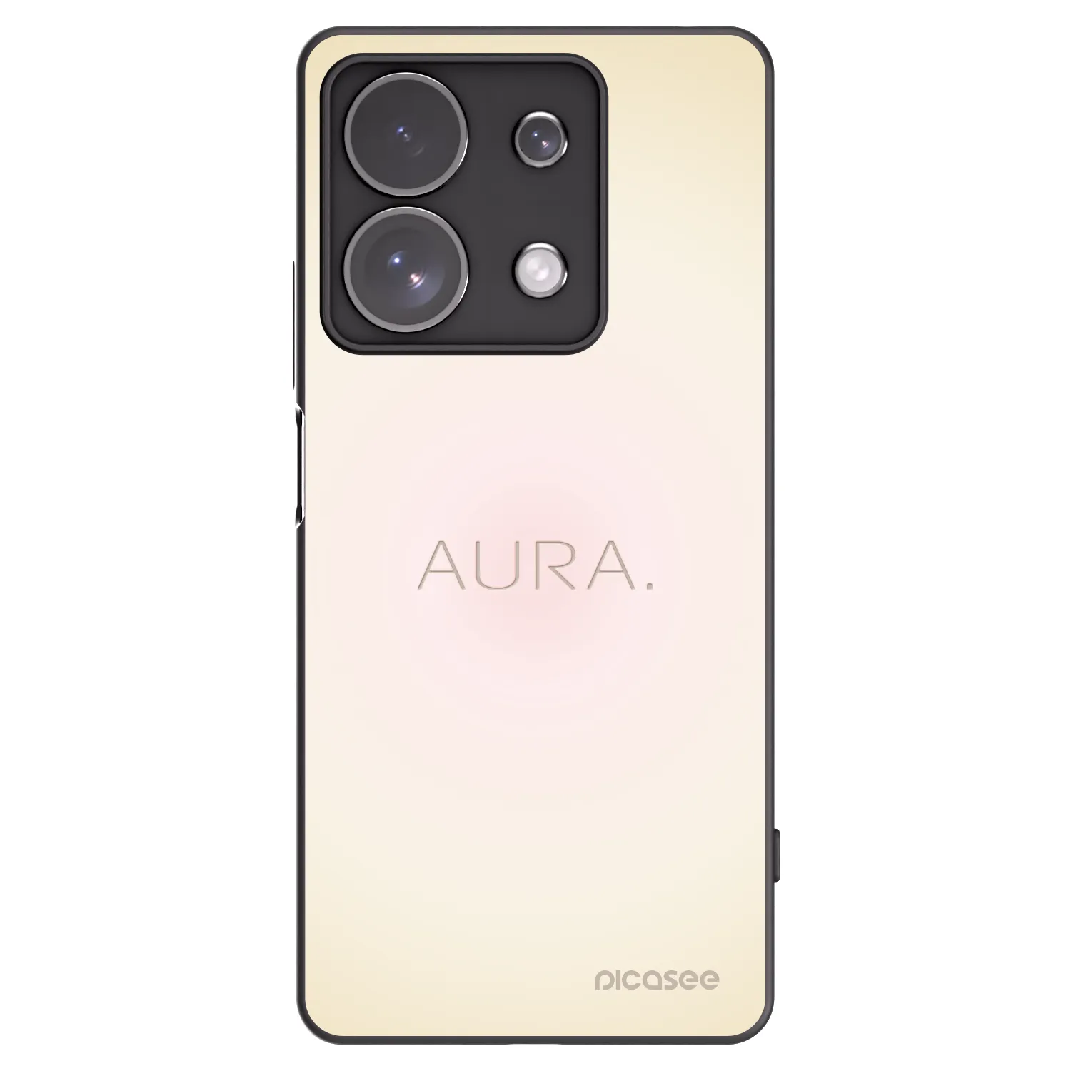 Picasee husă neagră din silicon pentru Xiaomi Redmi Note 13 Pro 4G - Aura