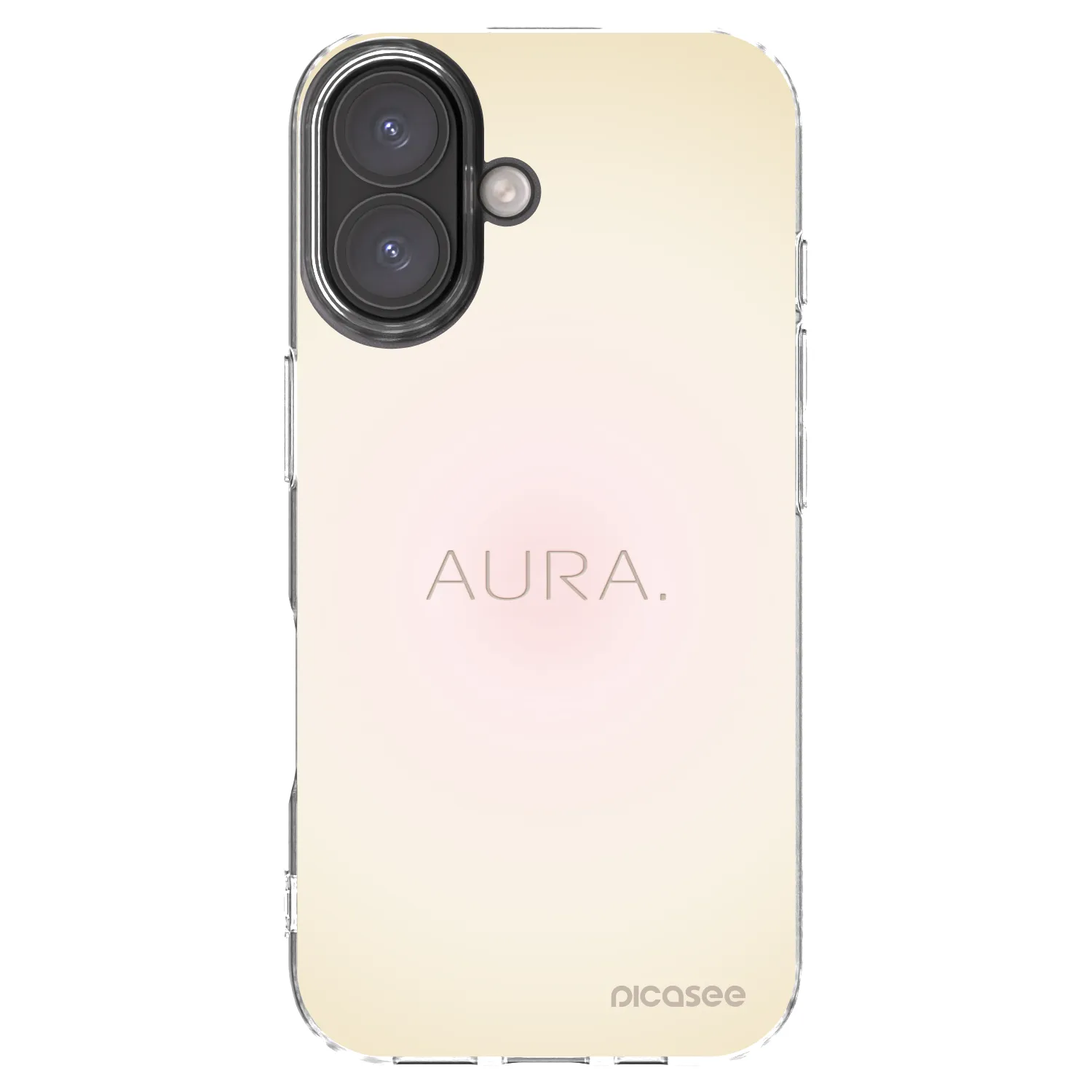 Picasee husă transparentă din silicon pentru Apple iPhone 16 - Aura