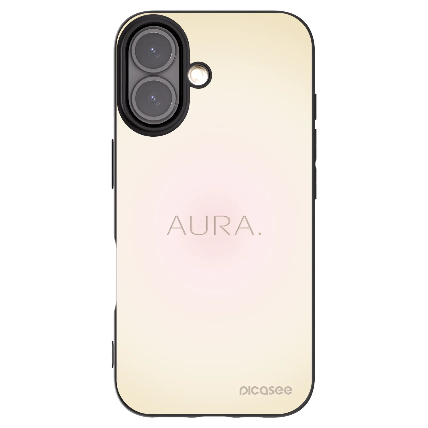Picasee husă neagră din silicon pentru Apple iPhone 16 - Aura