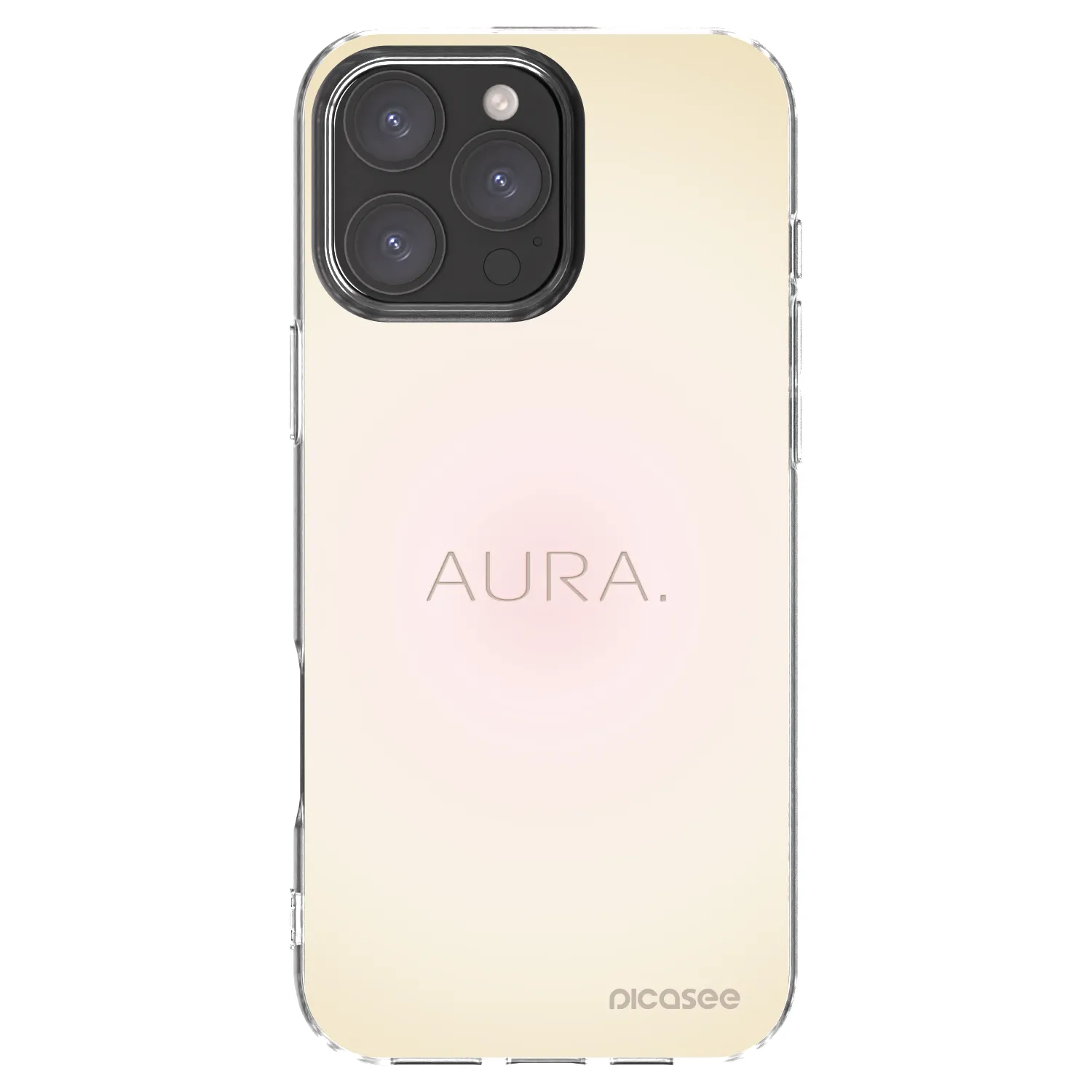 Picasee husă transparentă din silicon pentru Apple iPhone 16 Pro Max - Aura