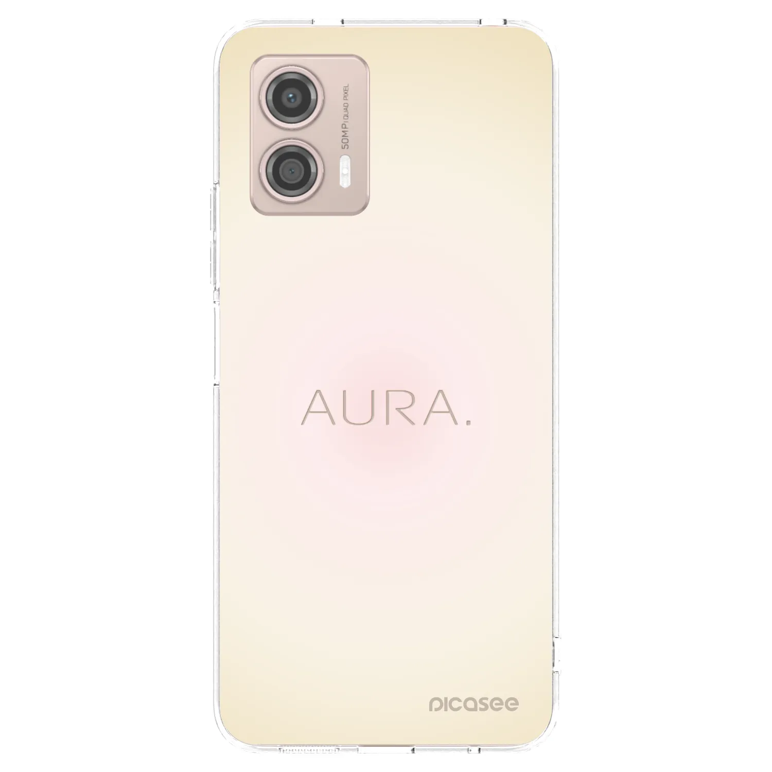 Picasee husă transparentă din silicon pentru Motorola Moto G53 5G - Aura