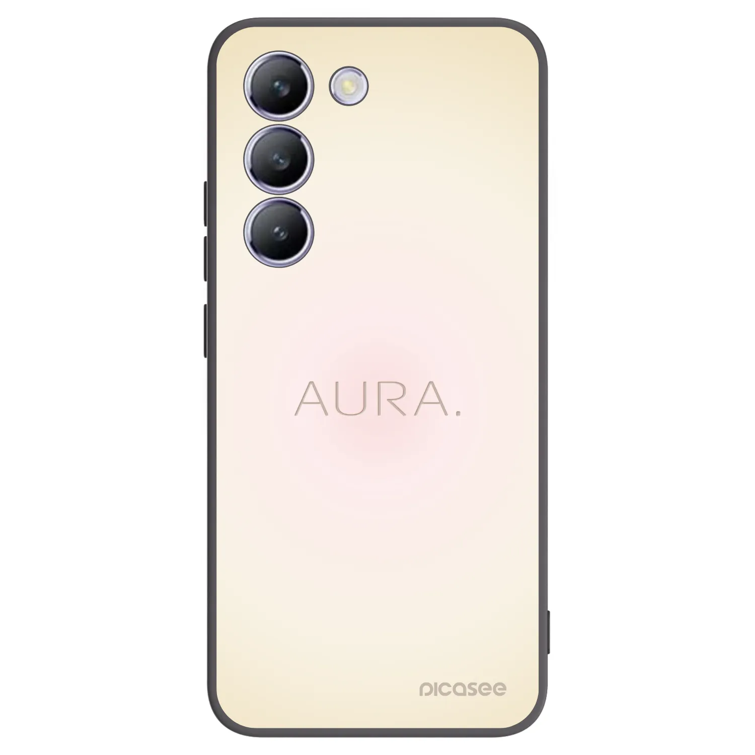 Picasee husă neagră din silicon pentru Vivo V40 SE 5G - Aura