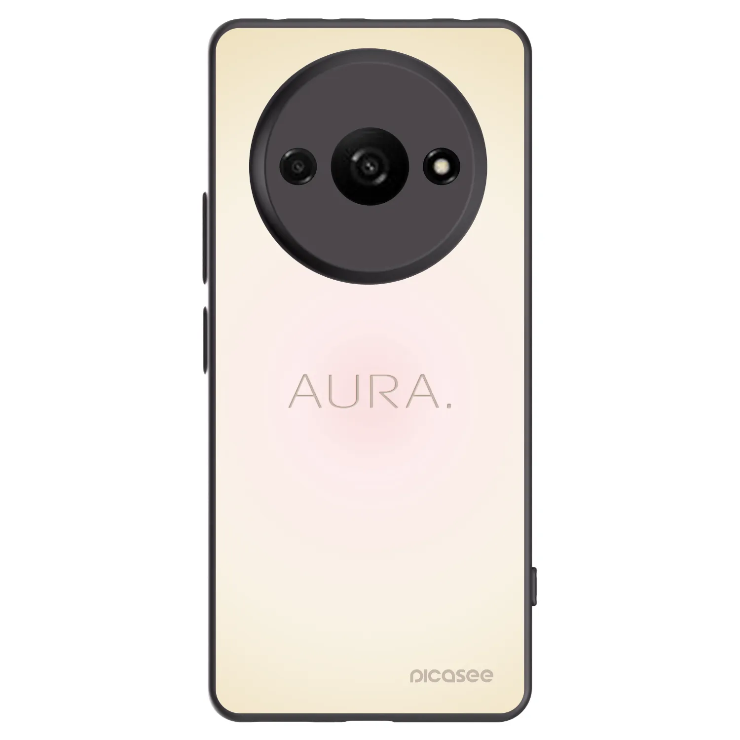 Picasee husă neagră din silicon pentru Xiaomi Redmi A3 - Aura
