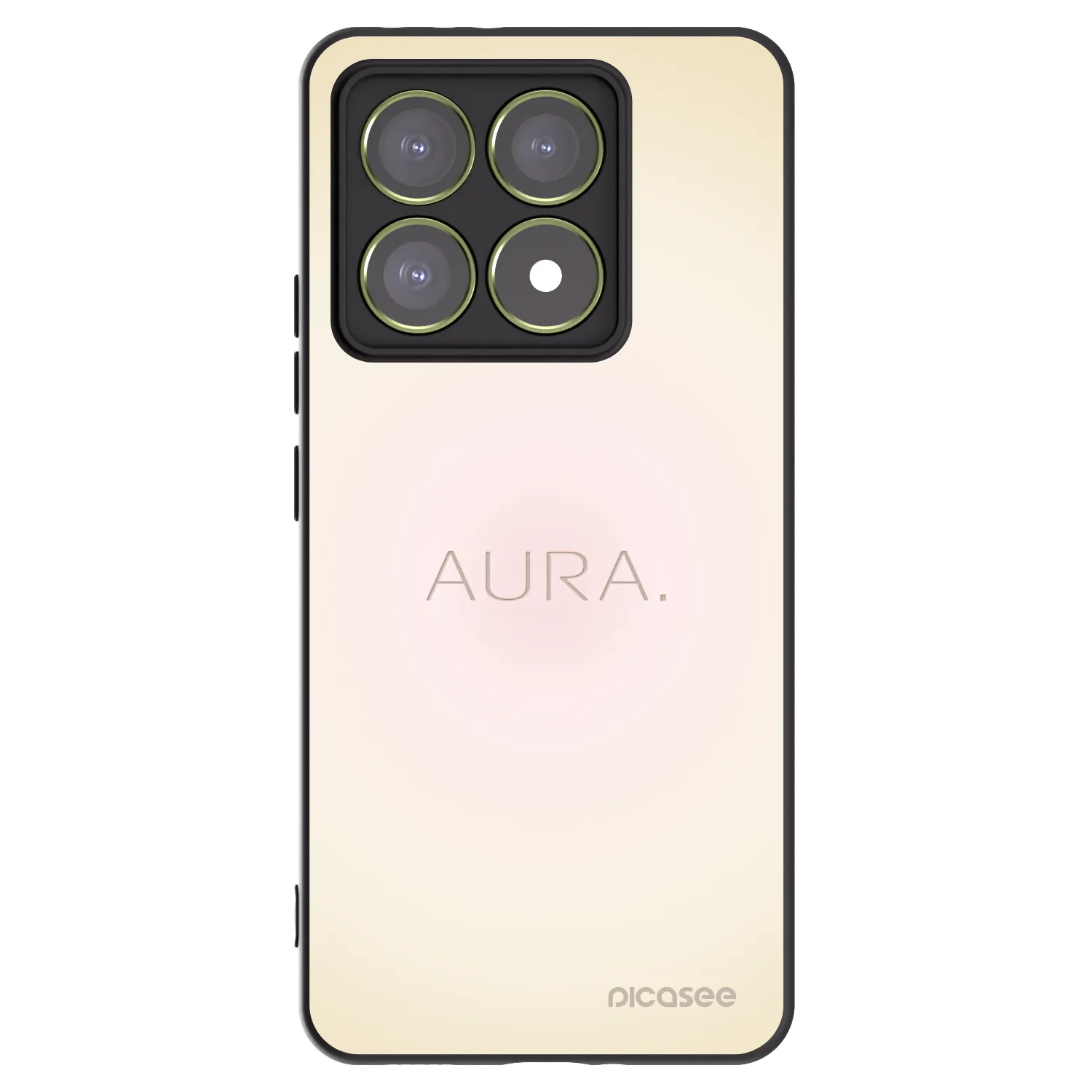 Picasee husă neagră din silicon pentru Xiaomi 14T - Aura