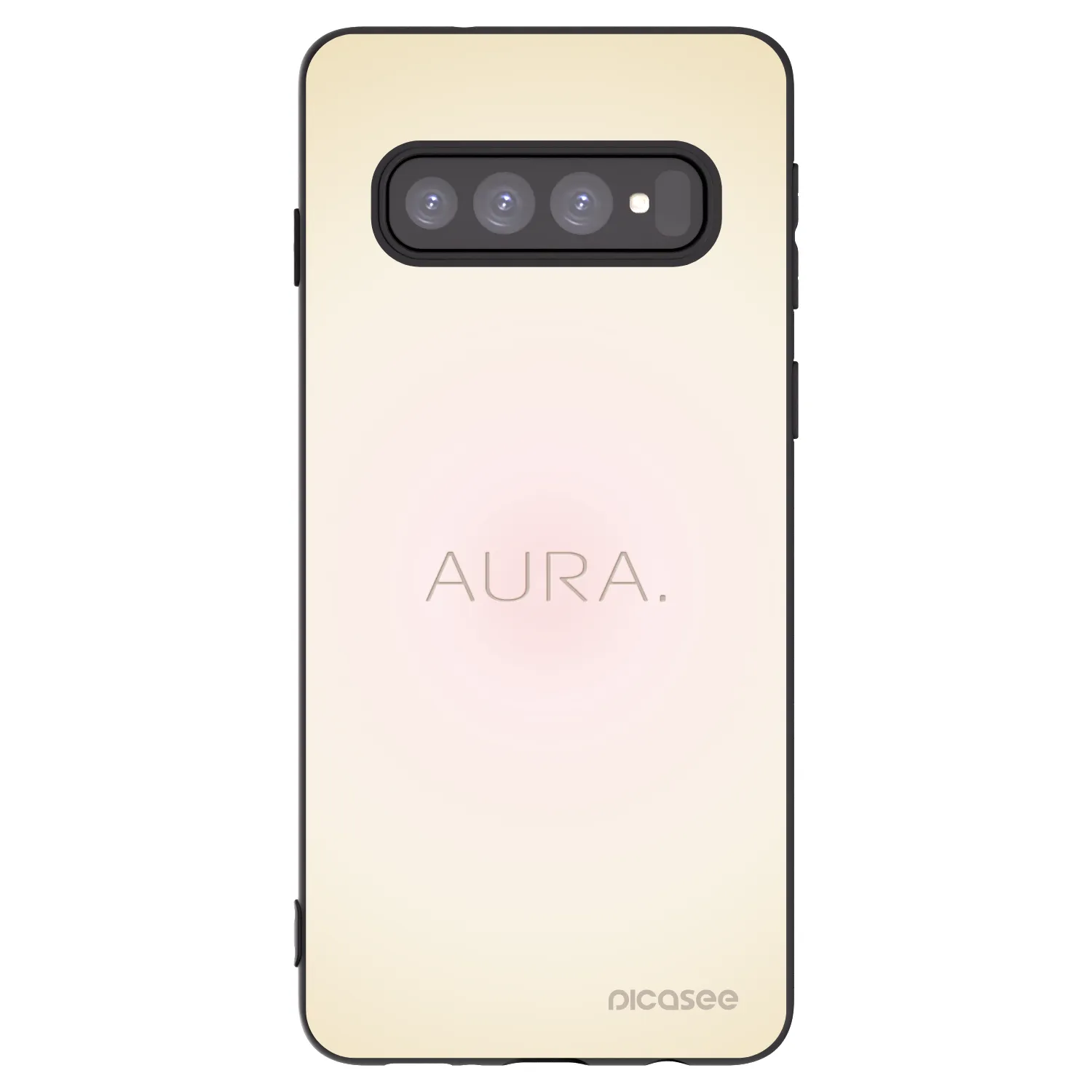Picasee husă neagră din silicon pentru Samsung Galaxy S10 G973 - Aura