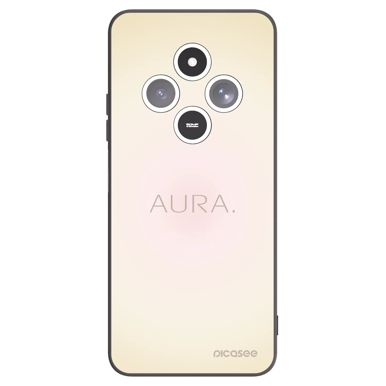 Picasee husă neagră din silicon pentru Xiaomi Redmi 14C - Aura