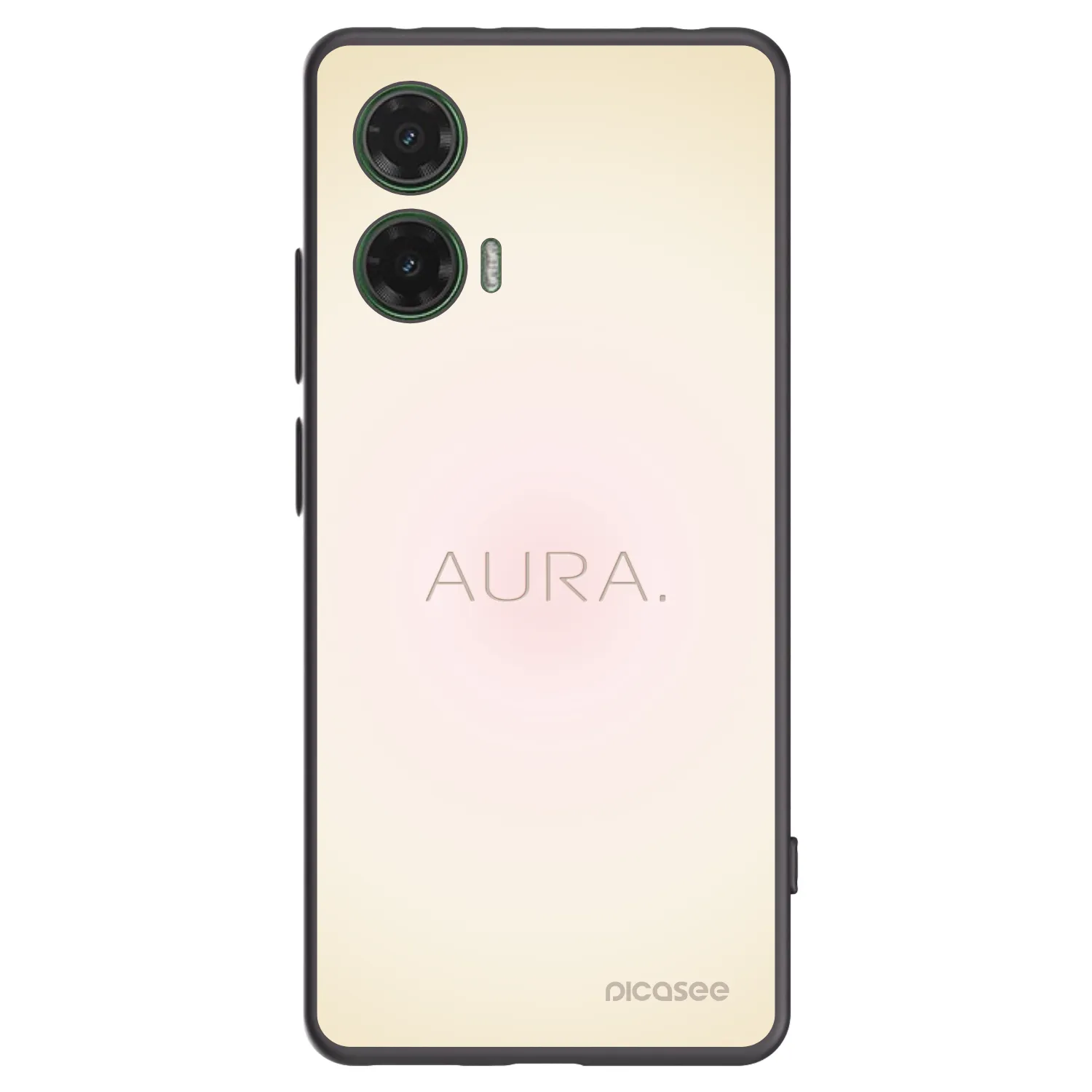 Picasee husă neagră din silicon pentru Motorola Moto G35 5G - Aura