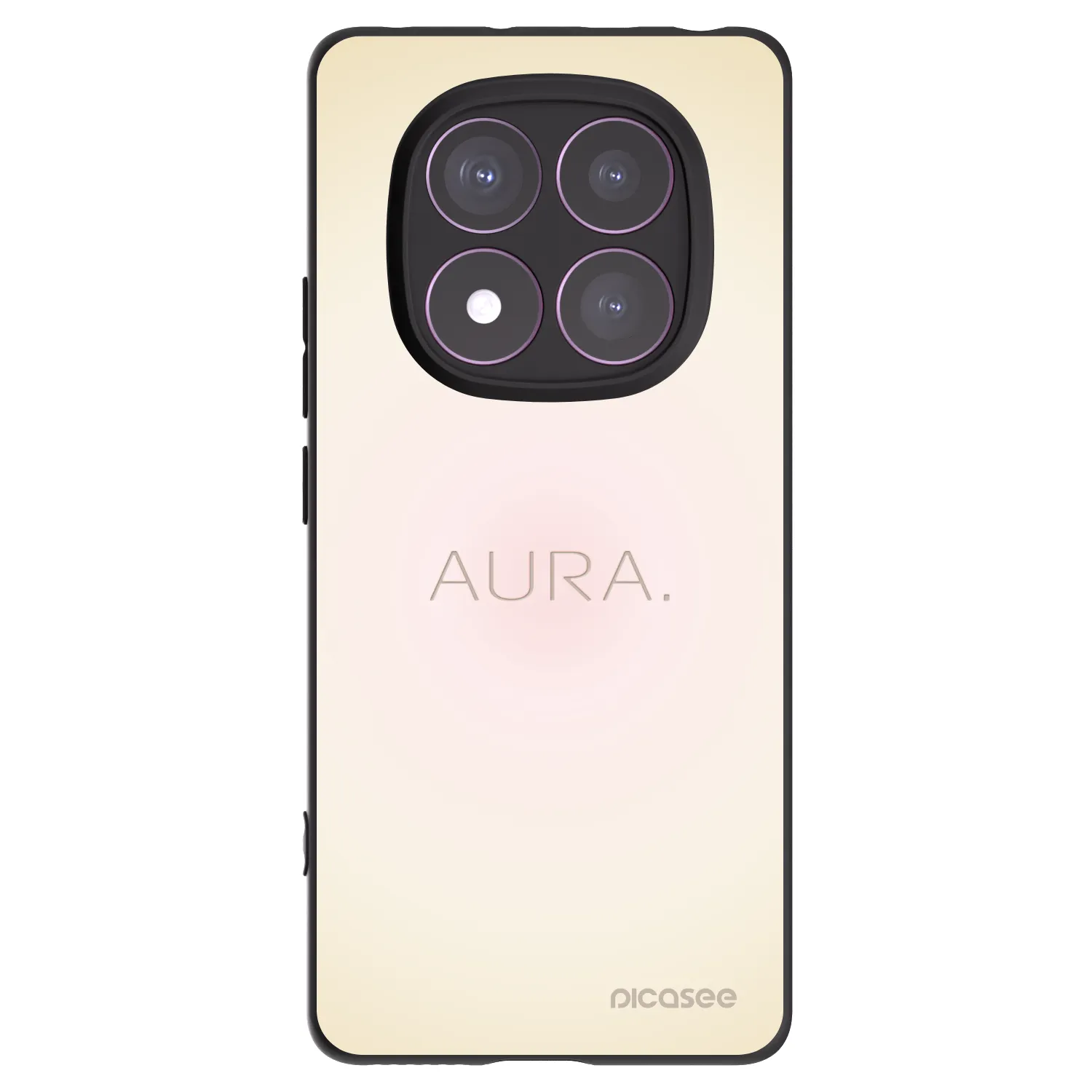 Picasee husă neagră din silicon pentru Xiaomi Redmi Note 14 Pro 4G - Aura