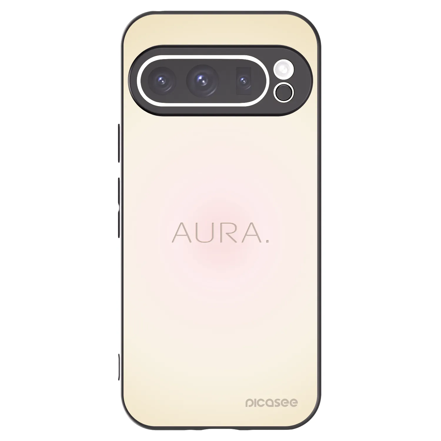 Picasee husă neagră din silicon pentru Google Pixel 9 Pro - Aura
