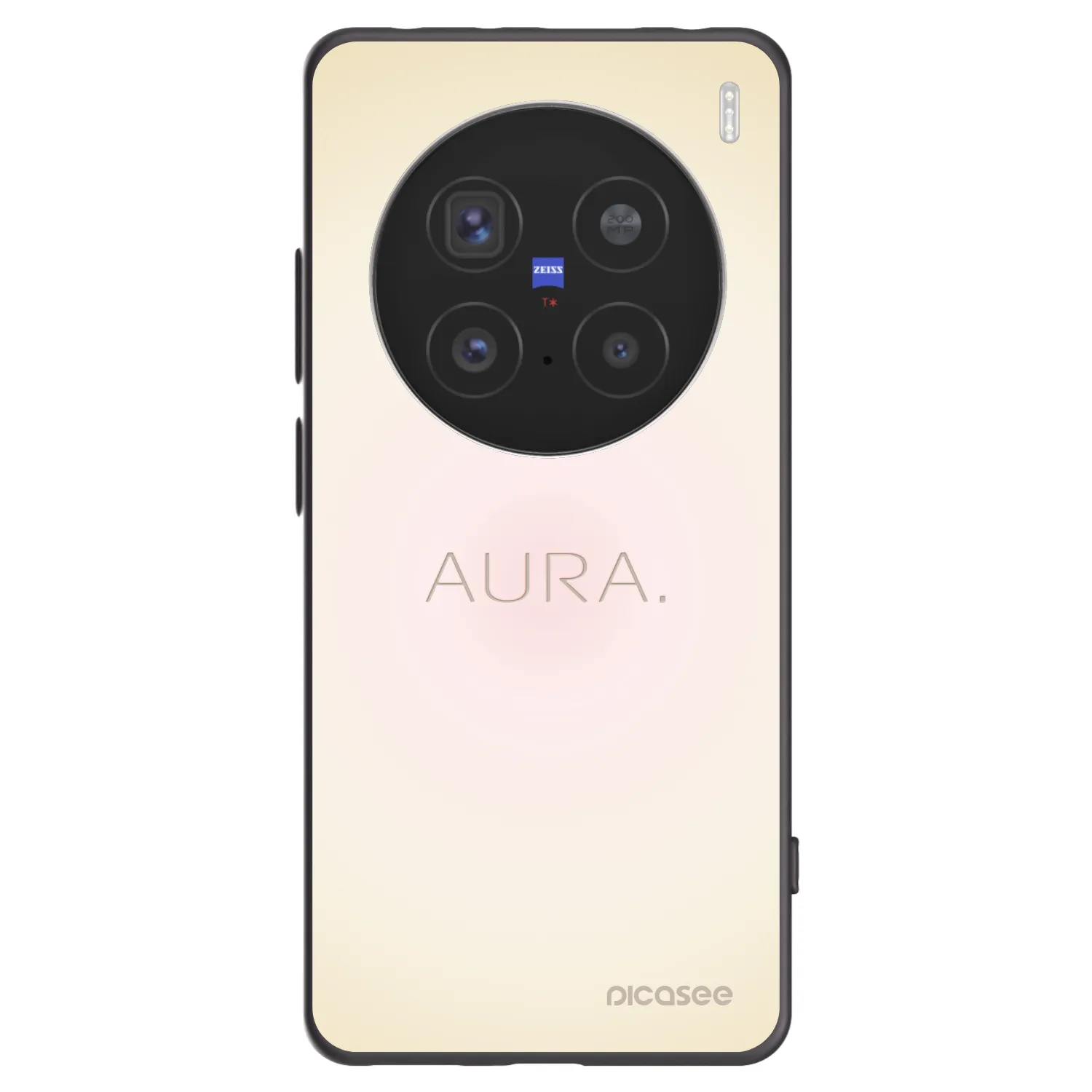 Picasee husă neagră din silicon pentru Vivo X200 Pro - Aura