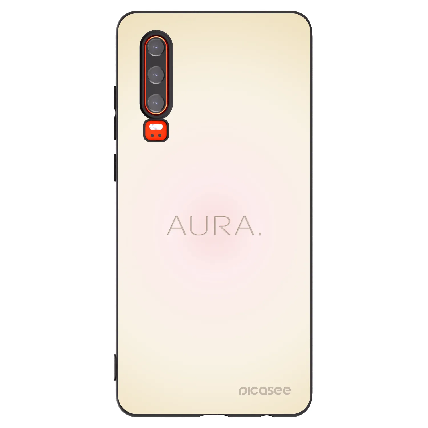 Picasee husă neagră din silicon pentru Huawei P30 - Aura