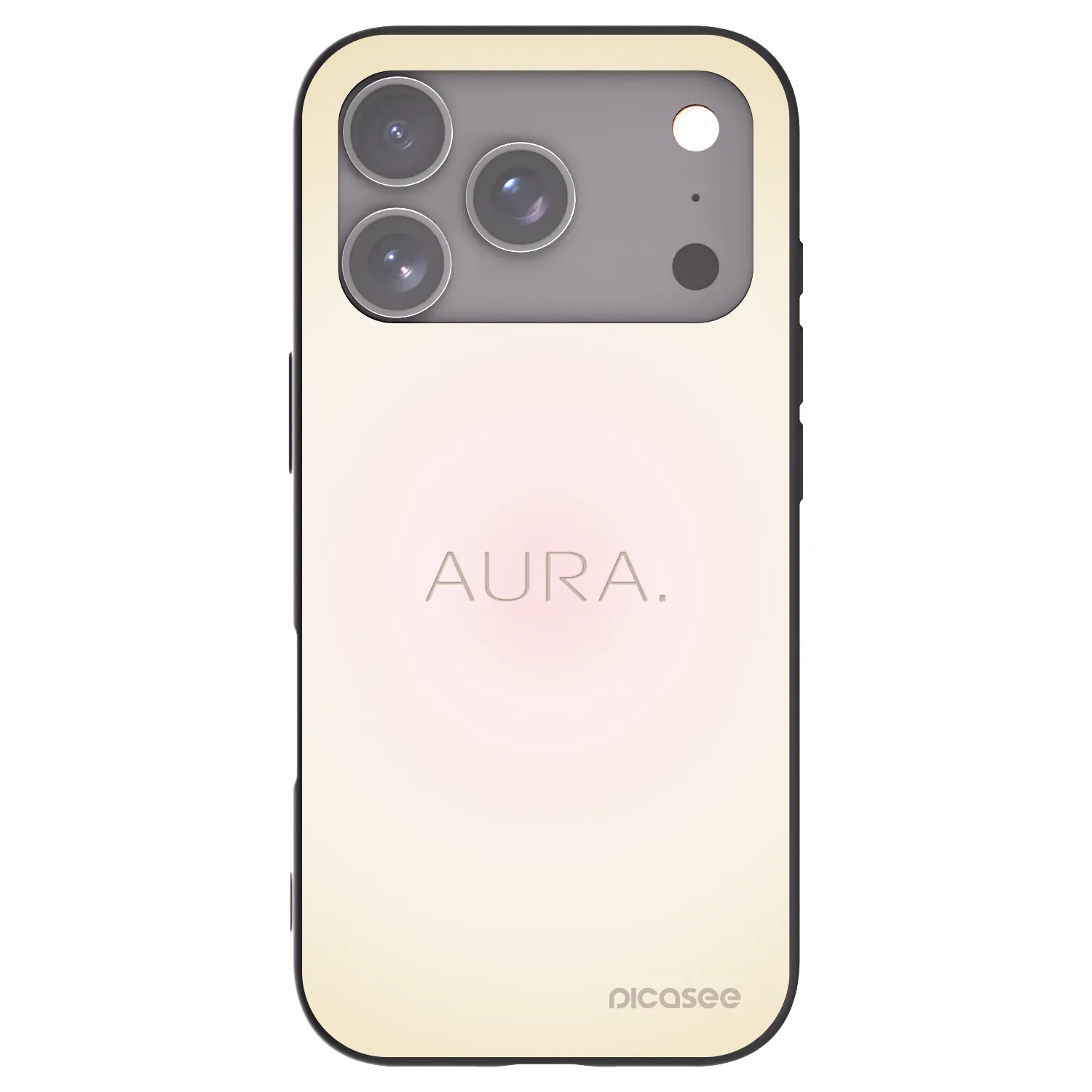 Picasee husă neagră din silicon pentru Apple iPhone 17 Pro - Aura