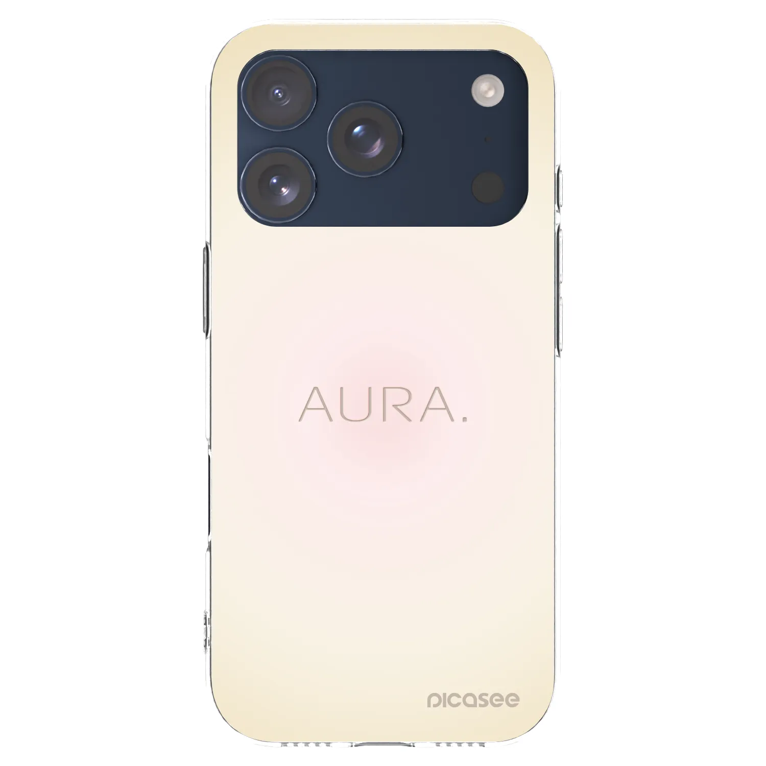 Picasee husă transparentă din silicon pentru Apple iPhone 17 Pro - Aura