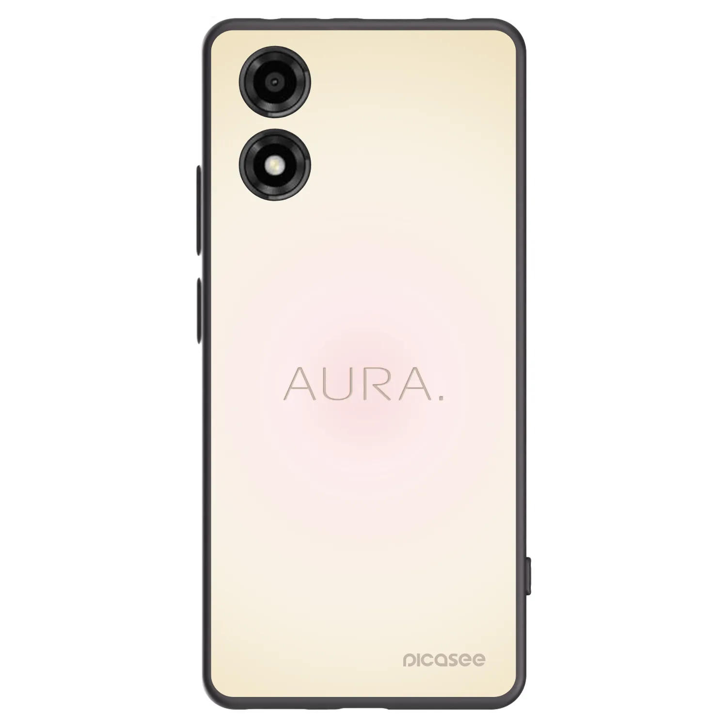 Picasee husă neagră din silicon pentru Motorola Moto E14 - Aura