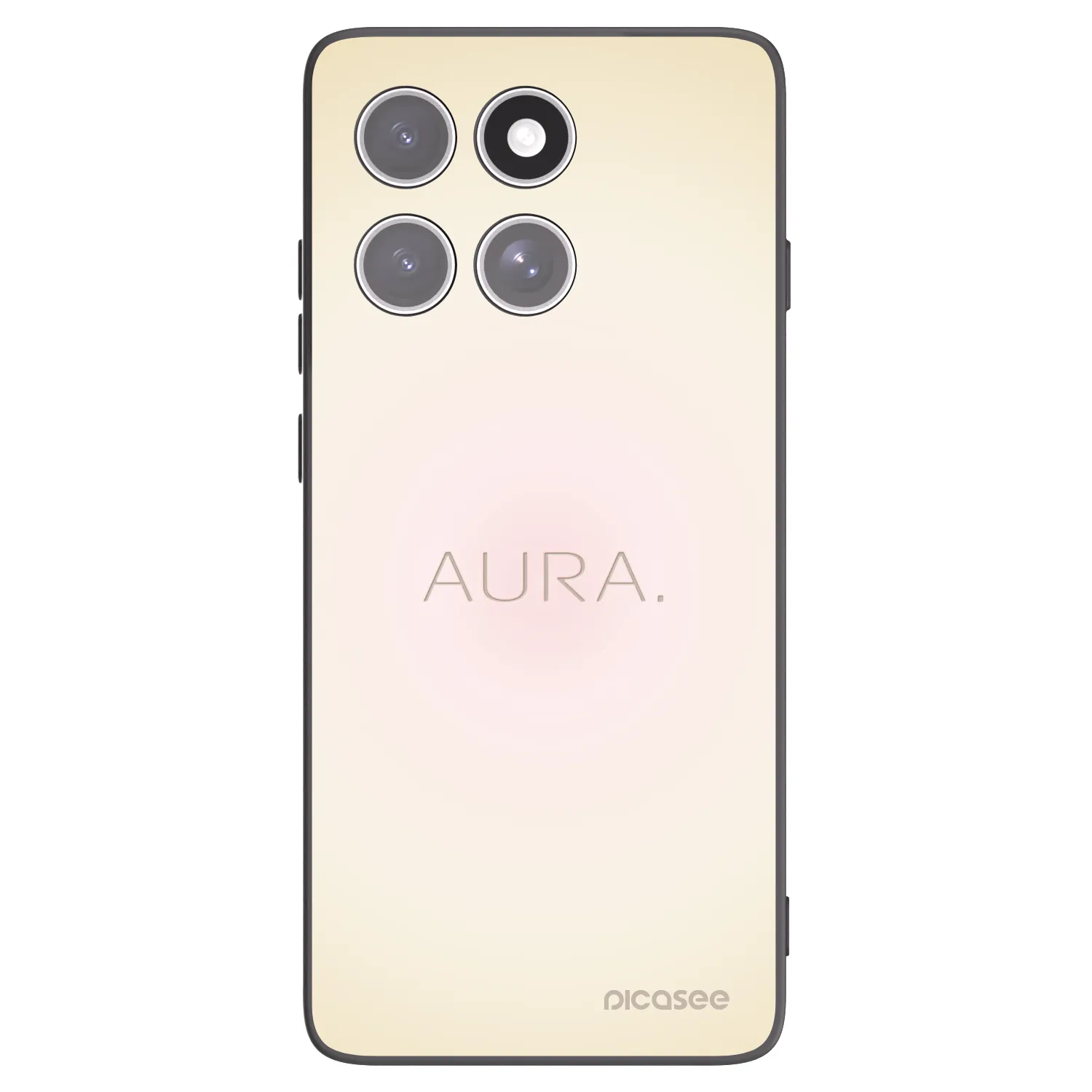 Picasee husă neagră din silicon pentru Motorola Edge 60 Fusion - Aura